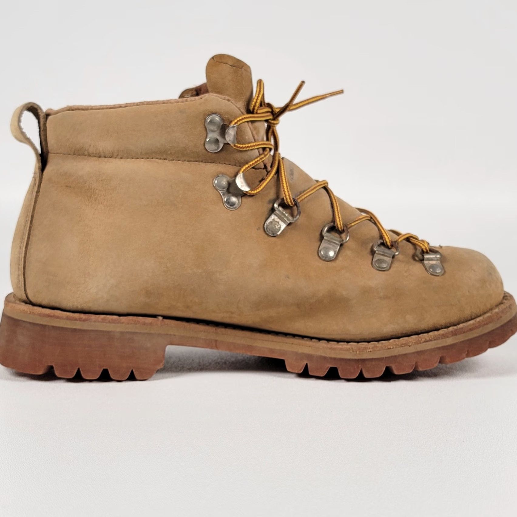 Vintage Wilderness Tam LeatherHiking Boots Workwear Mens 8M Brown Leather Lace Up Boot Size US 8 / EU 41 - 6 Thumbnail