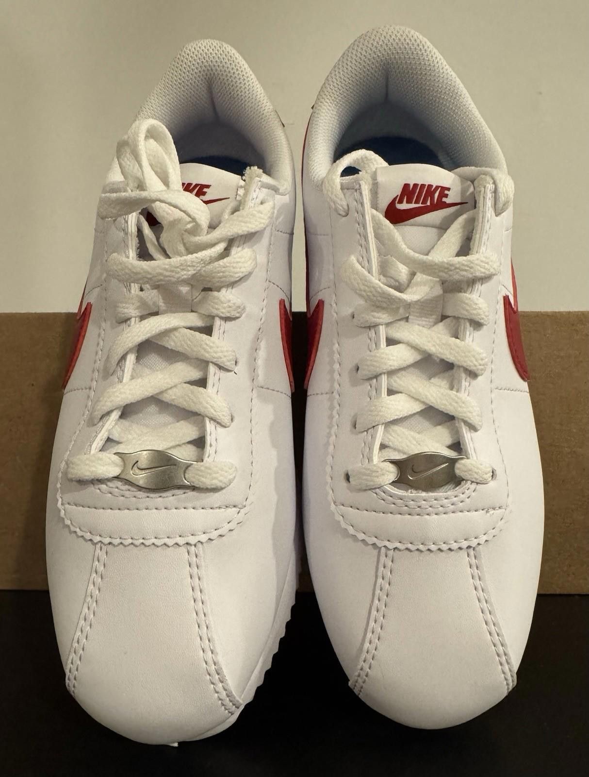 Nike Nike Cortez GS White Red Blue Sneaker Size 4Y Size US 5 / EU 37 - 4 Thumbnail