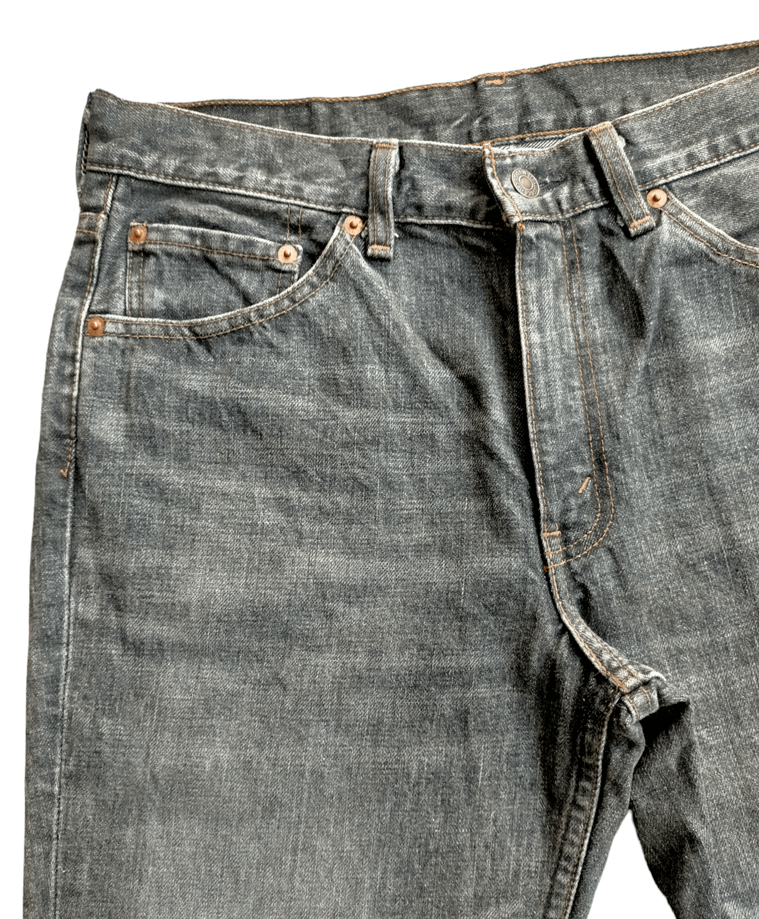 Japanese Brand Flare Jeans Levis 517 Boot cut Black Denim Size US 32 / EU 48 - 5 Thumbnail