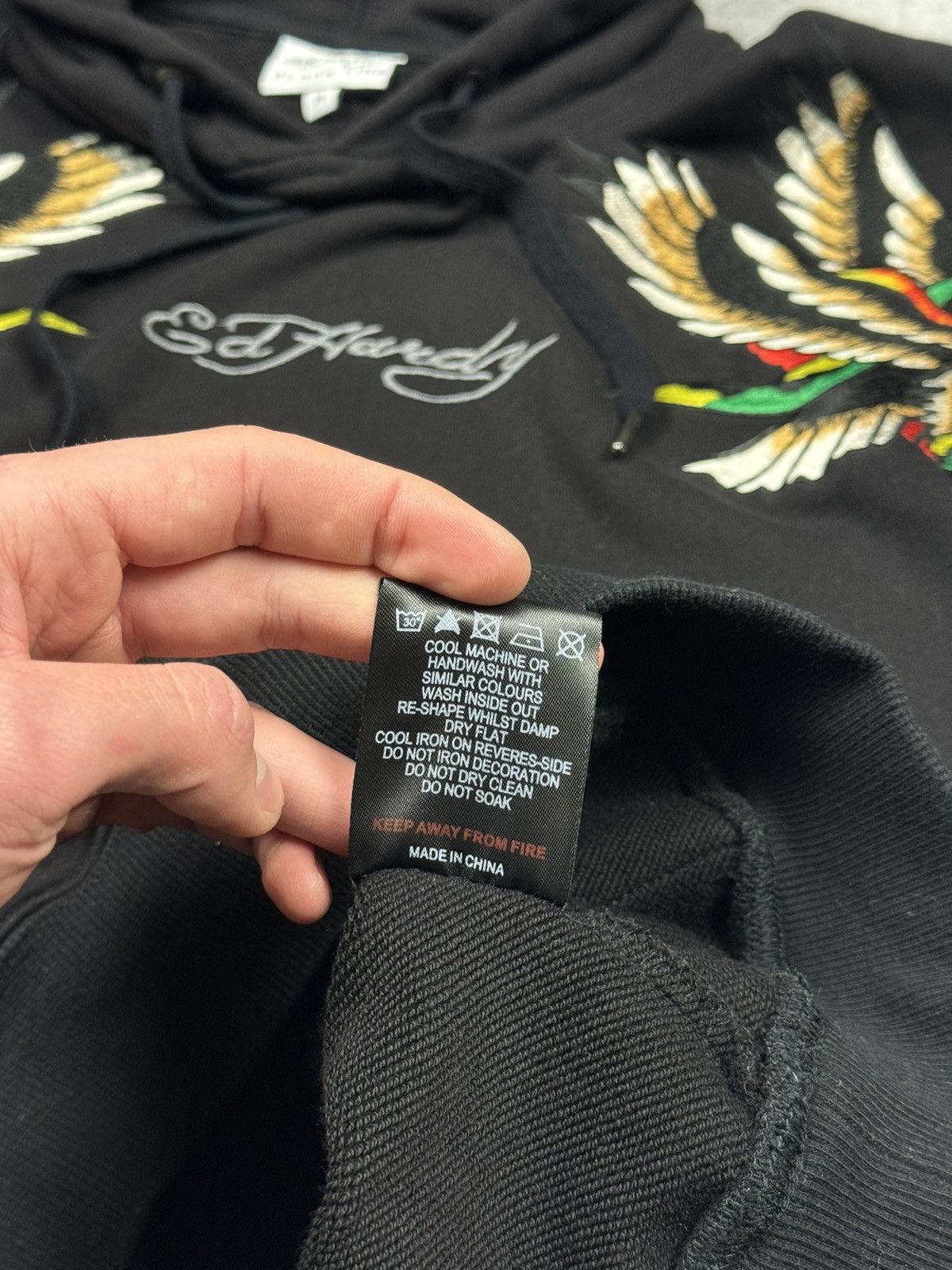 Ed Hardy Ed Hardy Snake Eagle Flight Hoodie Size M Size US M / EU 48-50 / 2 - 14 Thumbnail