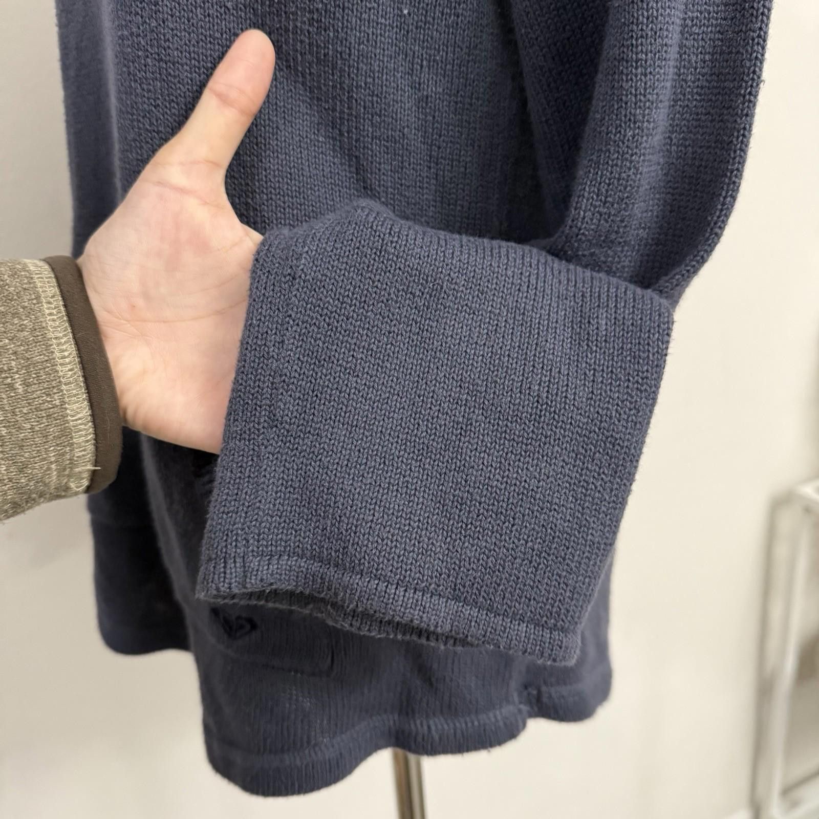Other Y2k Grunge Navy Roxy Pullover Sweater Knit Medium Size M / US 6-8 / IT 42-44 - 6 Thumbnail