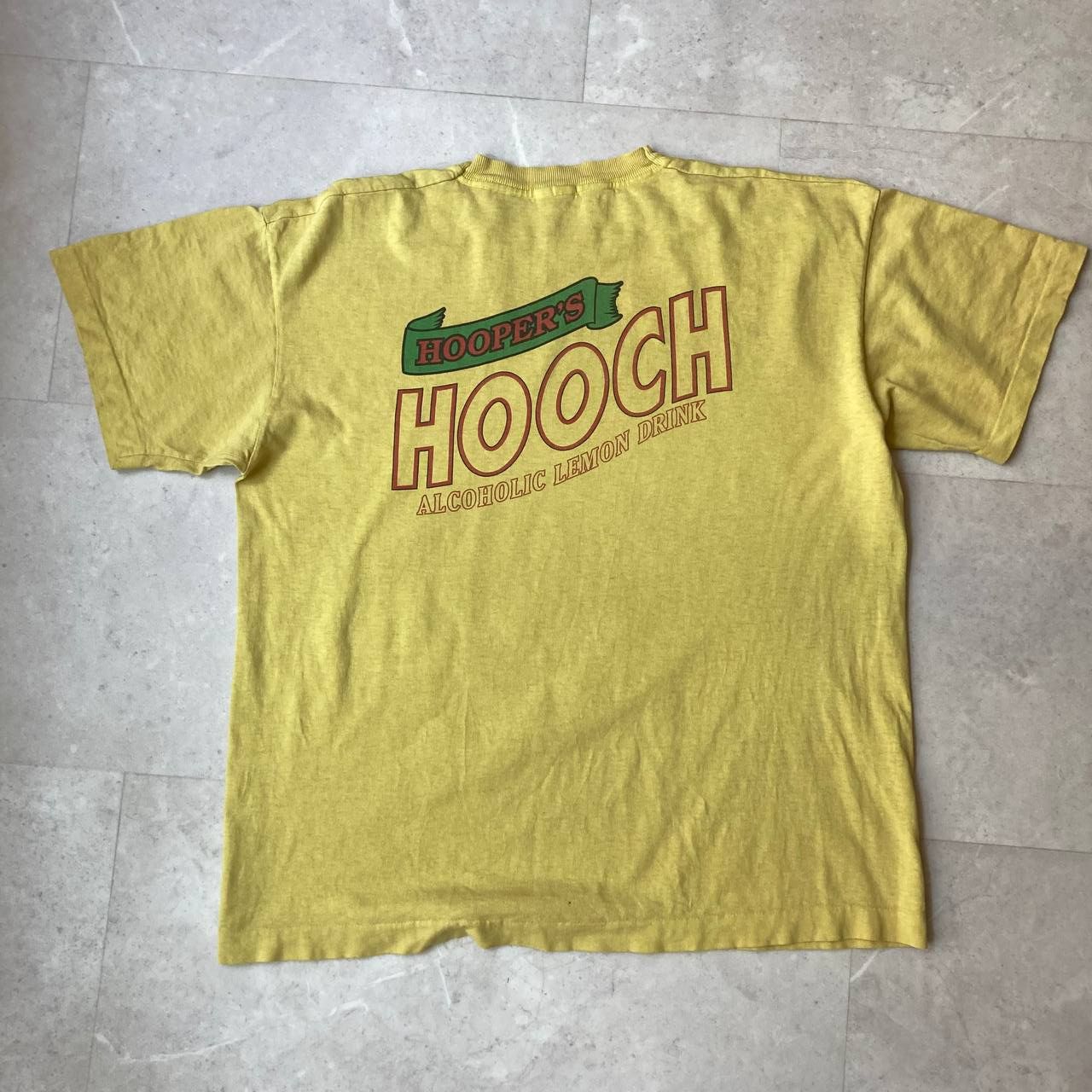 Arts & Science Vintage 90s Hooper's Hooch Alcoholic Lemon Drink Tee Size US XL / EU 56 / 4 - 2 Thumbnail