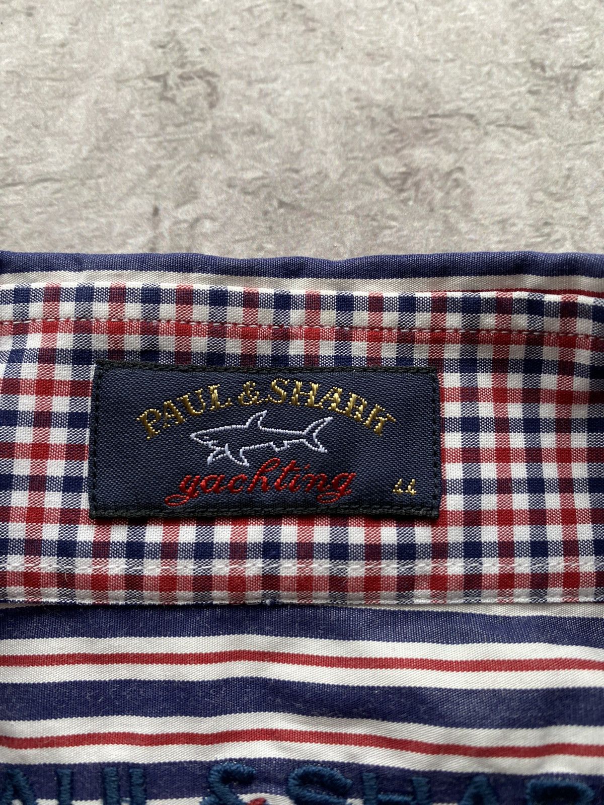 Paul & Shark Paul & Shark Yachting Geometric Shirt Button Ocean Team Size US XL / EU 56 / 4 - 9 Thumbnail