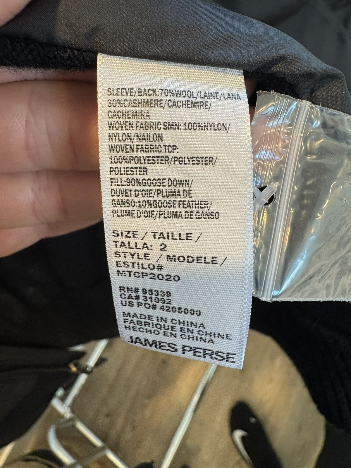 James Perse NEW Cashmere/Down filled James Perse jacket Size US M / EU 48-50 / 2 - 9 Thumbnail