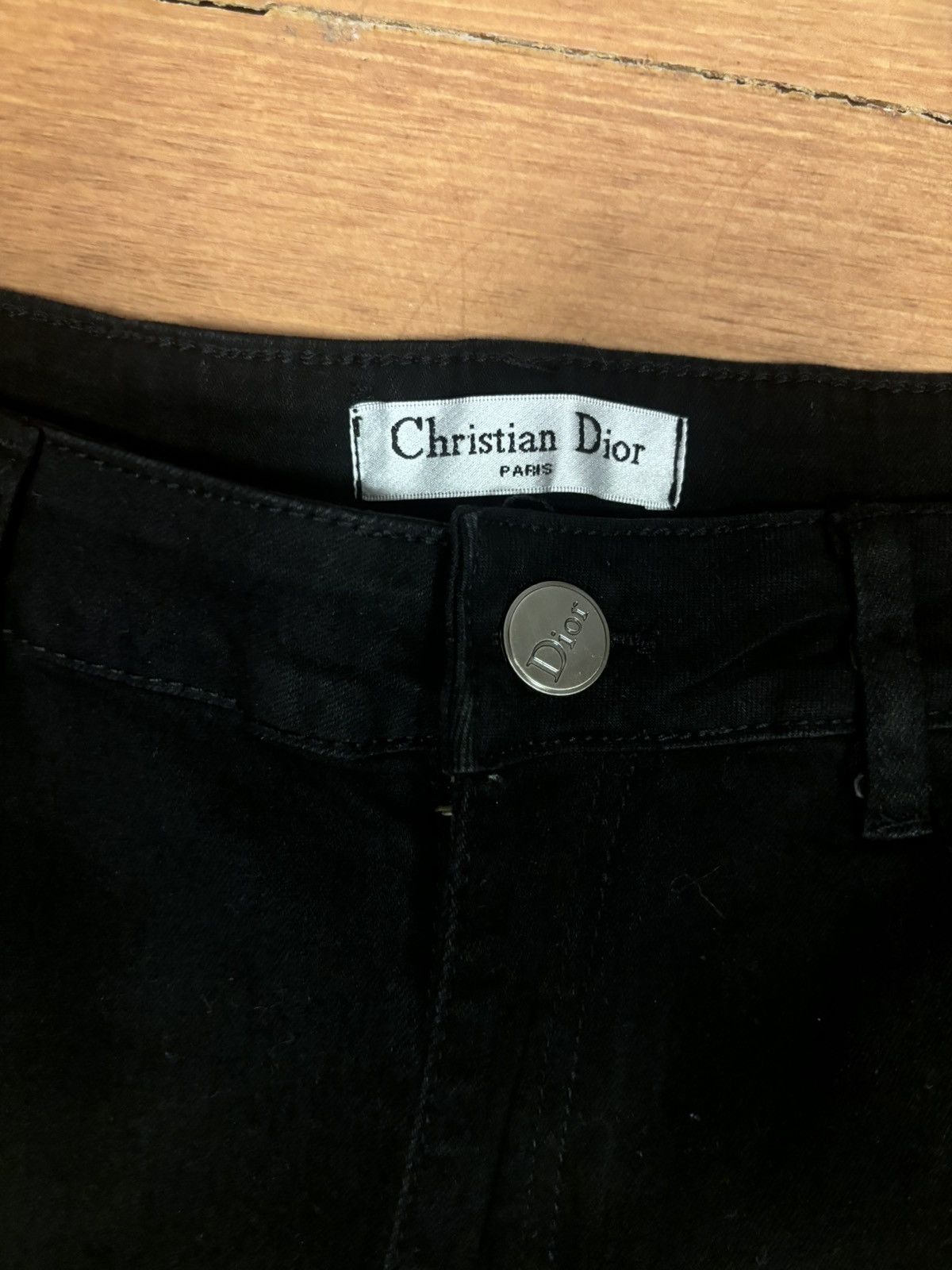 Dior Dior Black Jeans Size US 34 / EU 50 - 2 Thumbnail