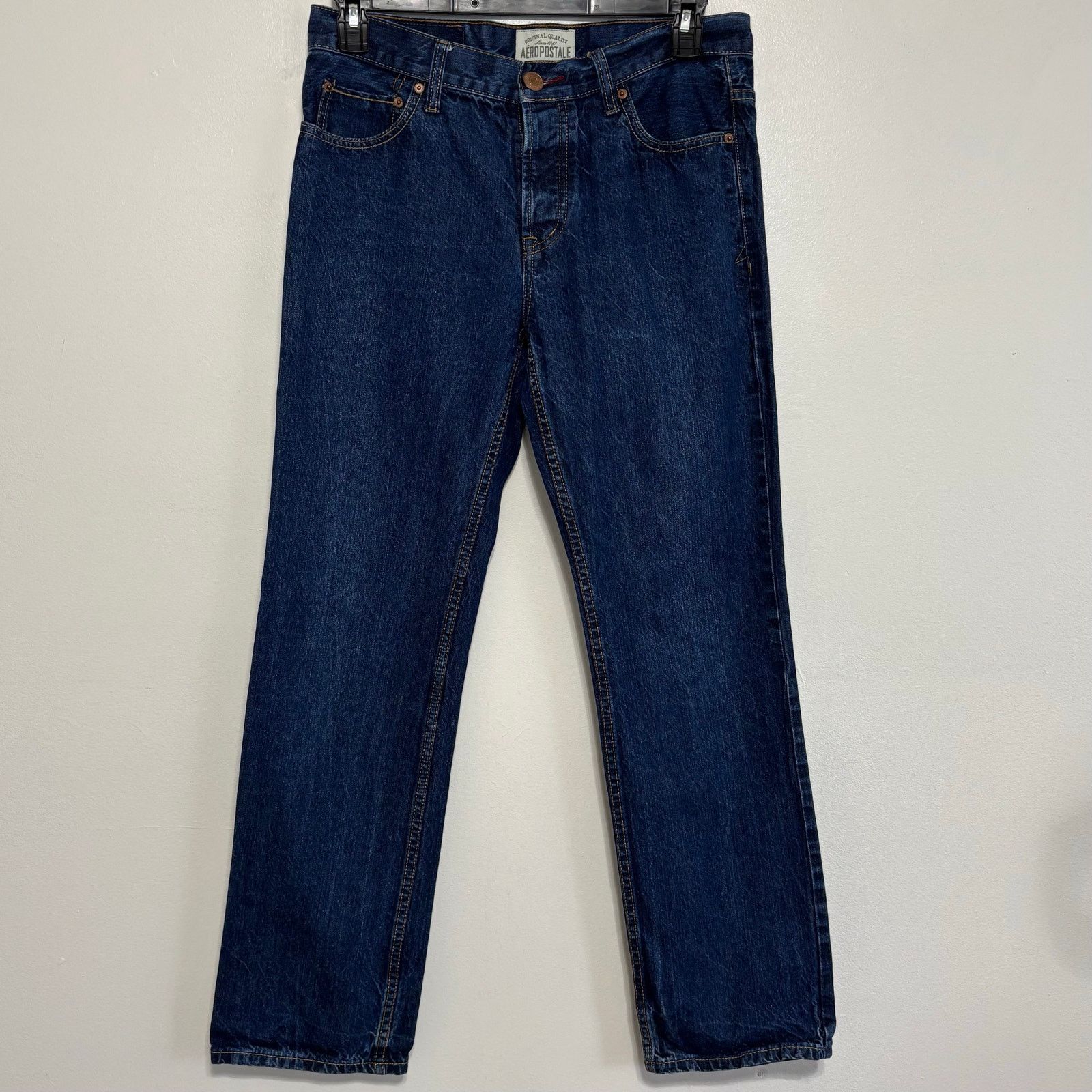 Aeropostale Aeropostale Essex Straight Leg Jeans Size 31x32 Size US 31 - 1 Thumbnail