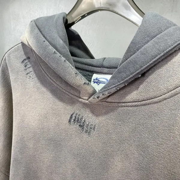 VIBE #33 Speckled Ink Rubbed Hoodie Distressed Size US XL / EU 56 / 4 - 4 Thumbnail