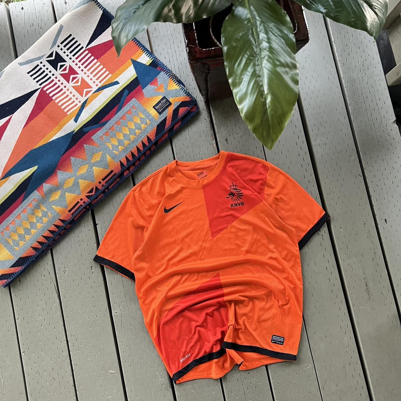 Nike Vintage Nike Netherlands Soccer Jersey Size US L / EU 52-54 / 3 - 1 Thumbnail