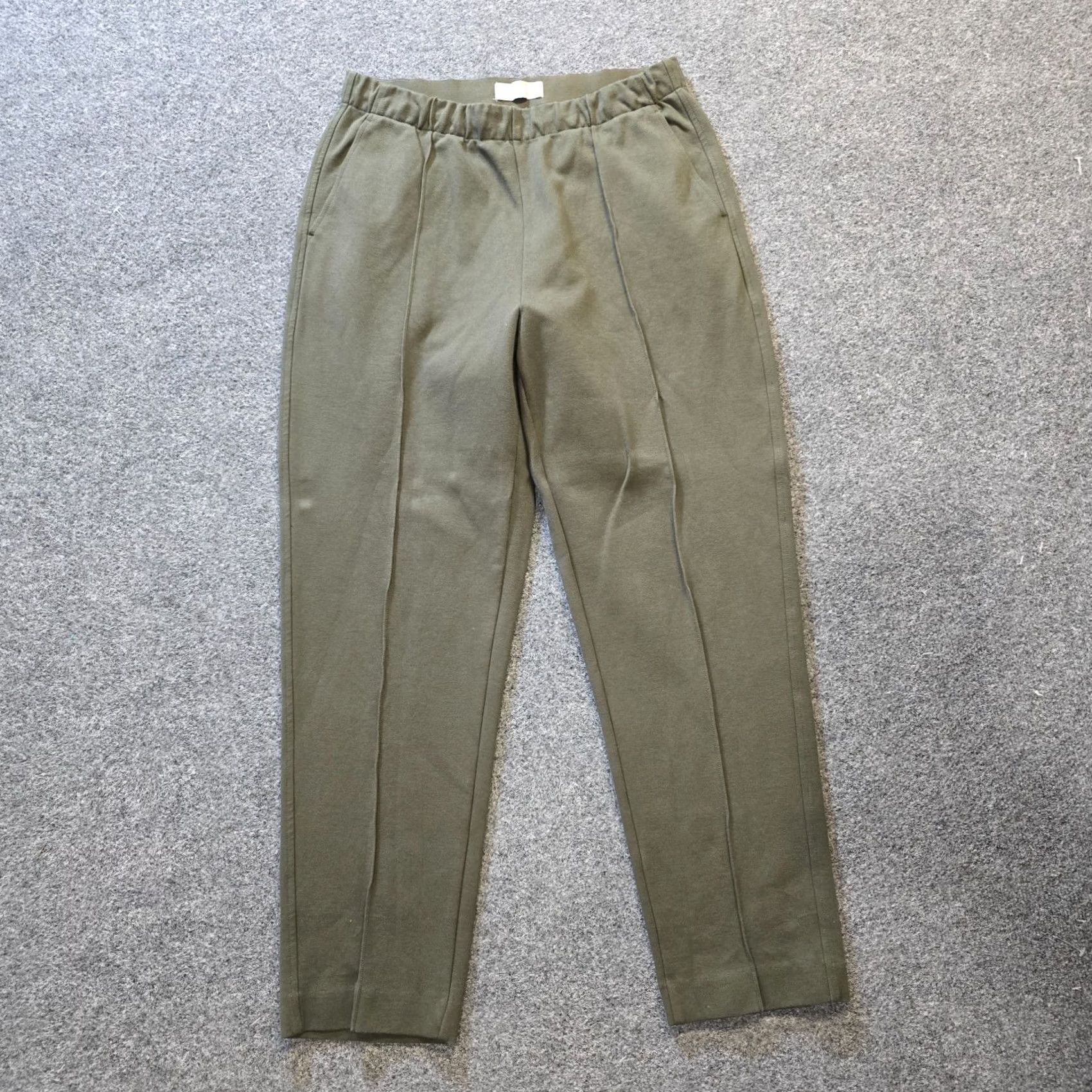 Everlane Everlane Pants Women Large Green Kalamata Olive Pull On Taper Capsule Size 36" / US 14 / IT 50 - 2 Thumbnail