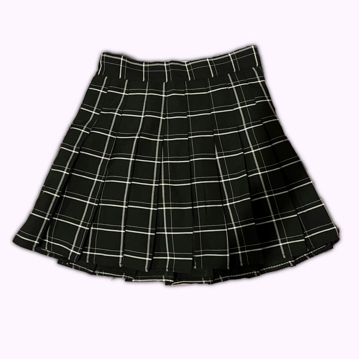 Other black and white pleated mini skirt Size 26" / US 2 / IT 38 - 1 Thumbnail