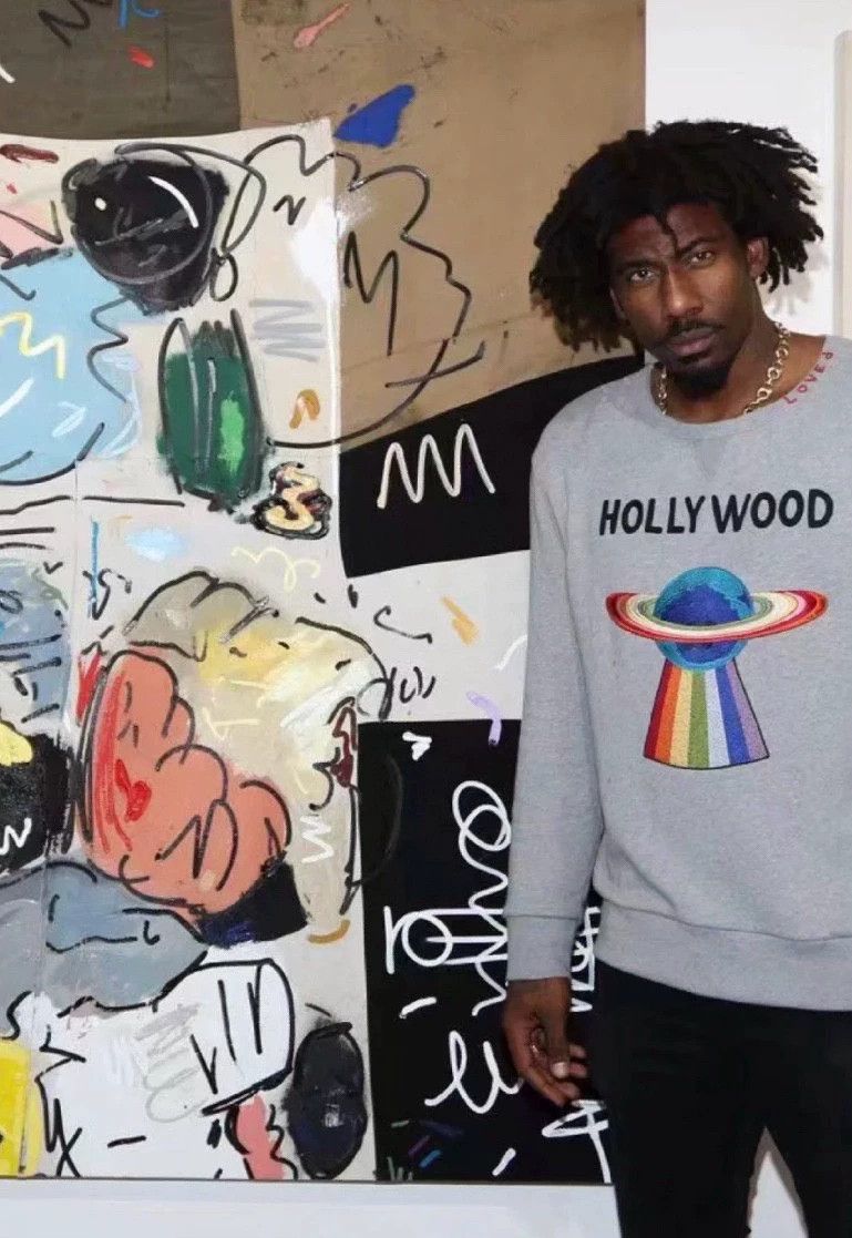 Gucci Gucci Gray Planet Embroidered Sweatshirt 2502-Nextarrow Size US S / EU 44-46 / 1 - 8 Thumbnail