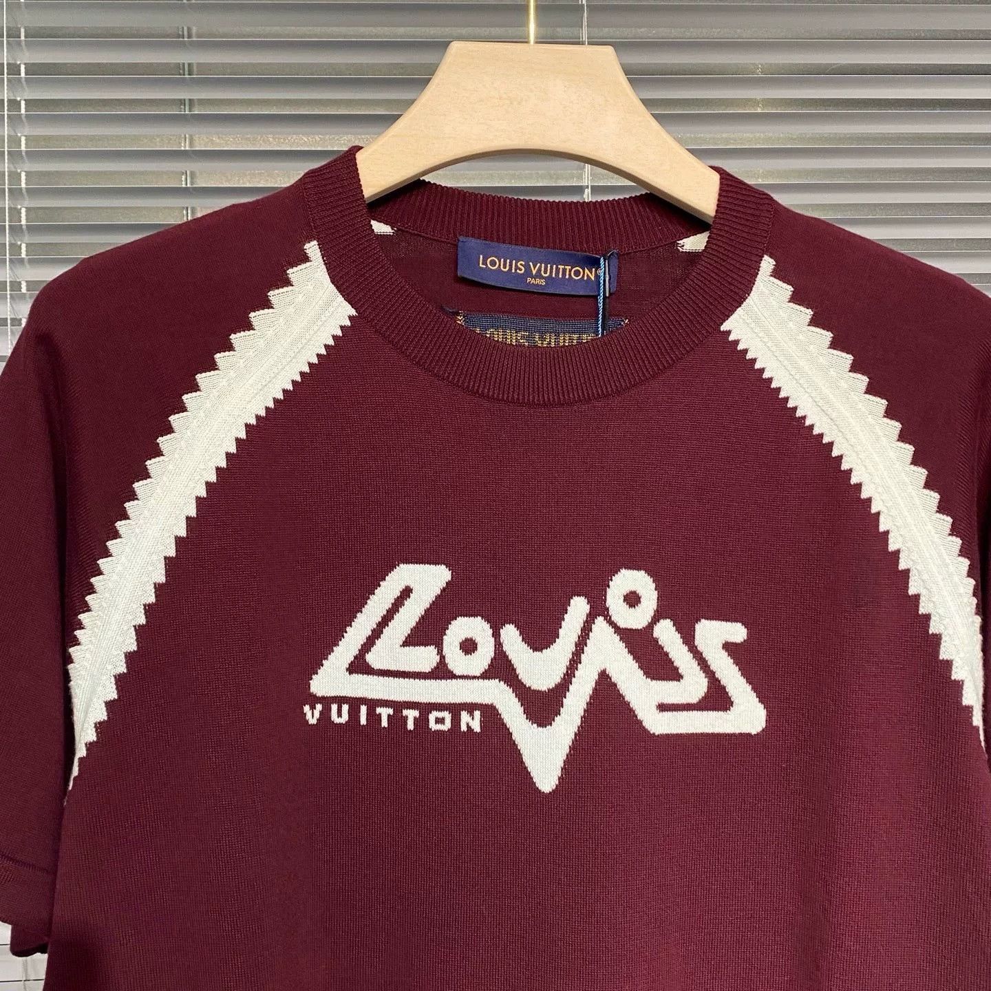 Louis Vuitton LV Knit Short Sleeve with Logo Size US S / EU 44-46 / 1 - 3 Thumbnail