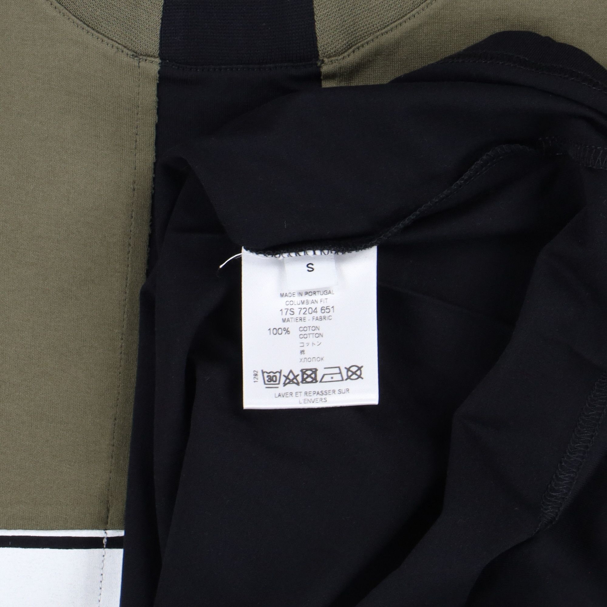 Givenchy Khaki Colourblock Oversized T-Shirt Size US S / EU 44-46 / 1 - 7 Thumbnail