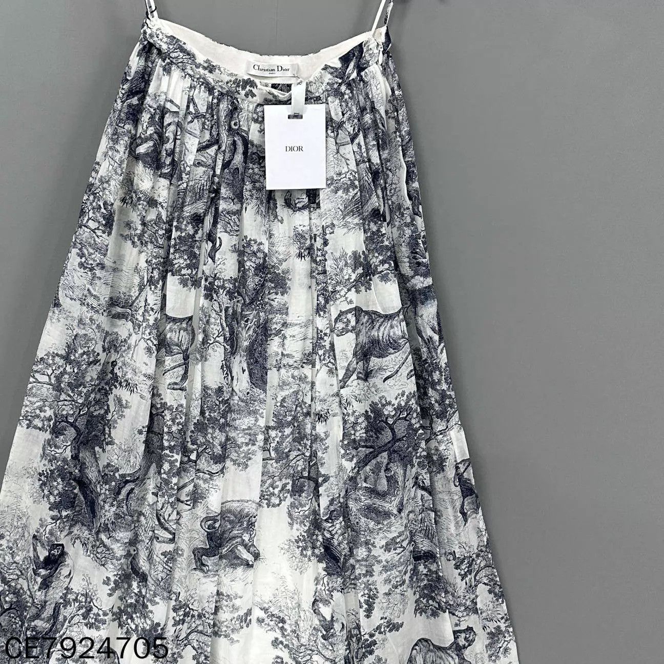 Dior Dior Zoo Print Logo Double-Layer Long Skirt NWT 34 Size XS / US 0-2 / IT 36-38 - 2 Thumbnail