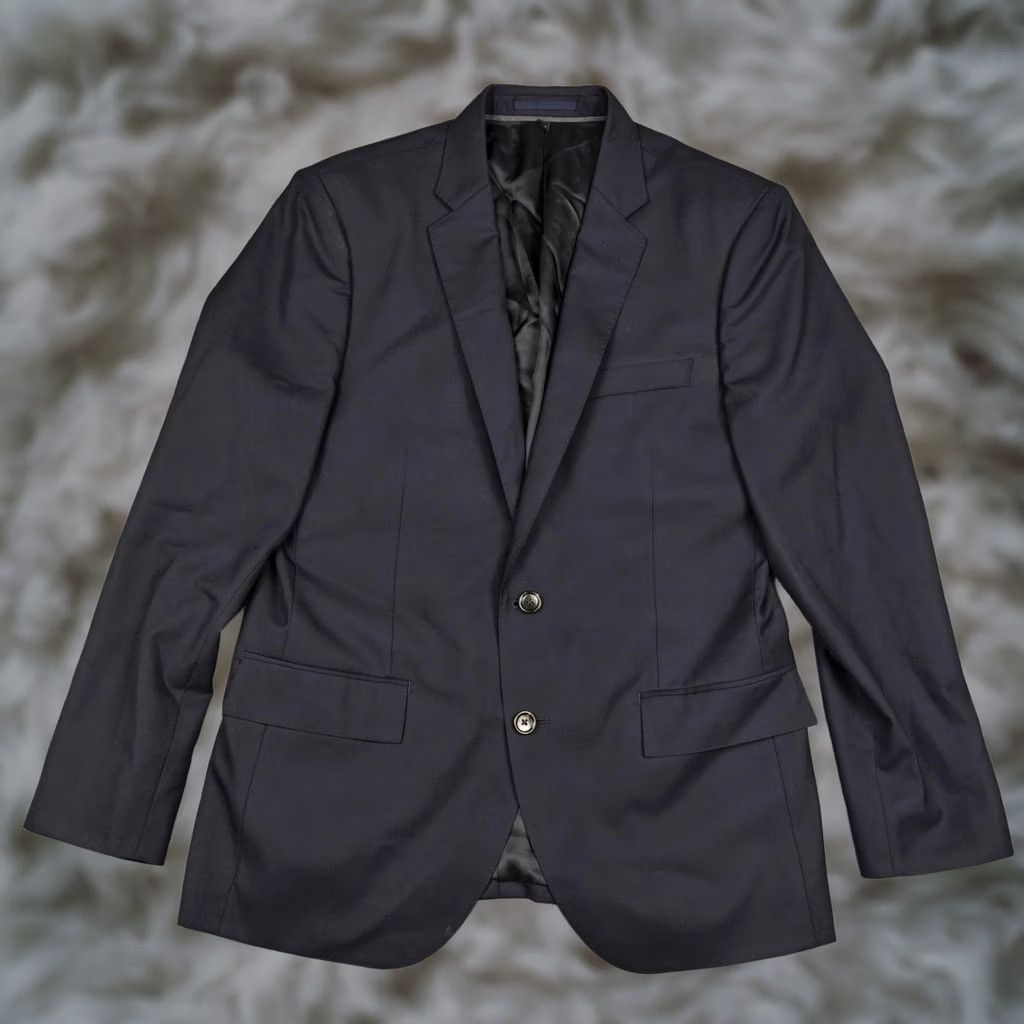 J.Crew J Crew Mens Blazer 40S Blue Wool Ludlow Super 120s Suit Jacket Size 40R - 1 Thumbnail