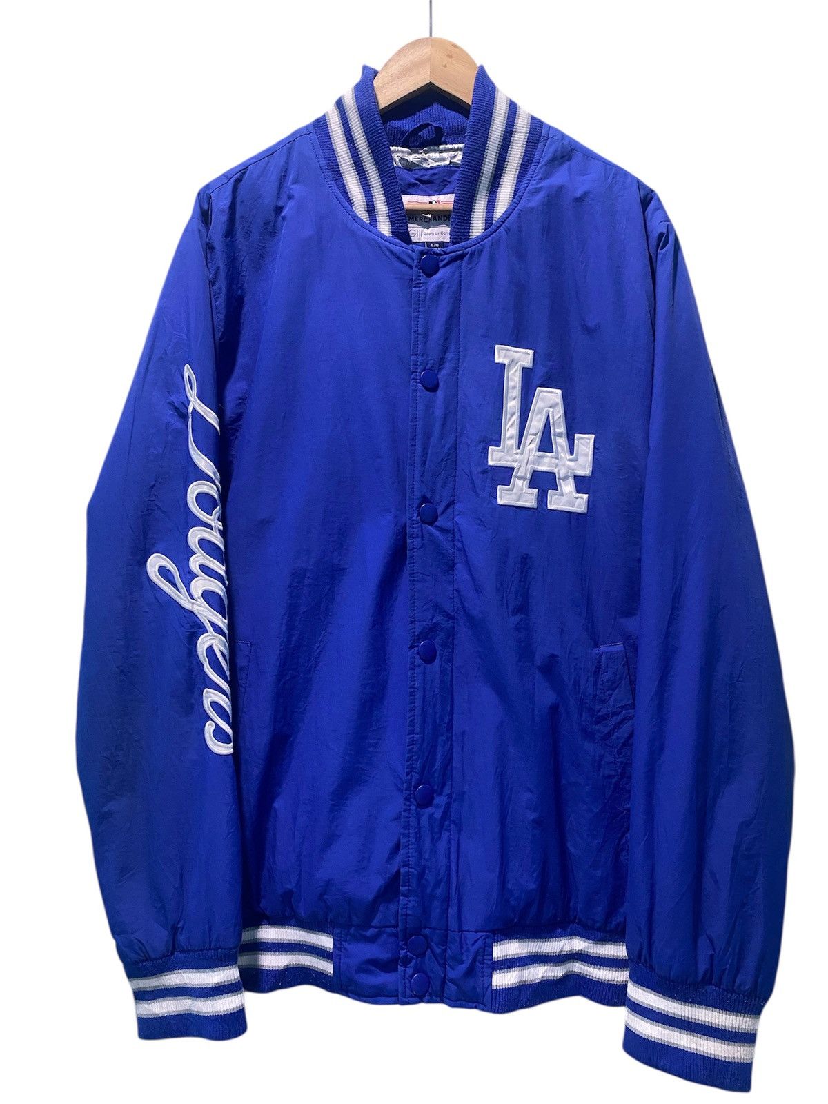 MLB Los Angeles Dodgers Varsity Embroidery Logo Jacket Size US L / EU 52-54 / 3 - 1 Thumbnail