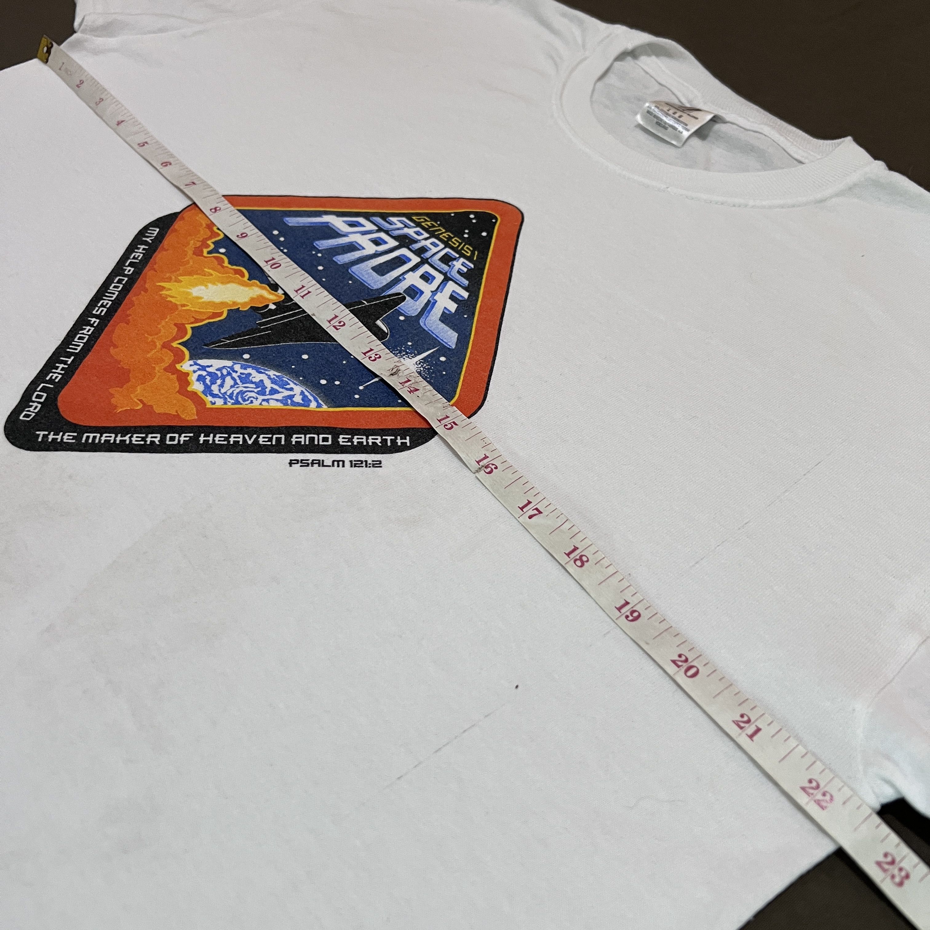 Vintage Vintage Y2K Genesis I SPACE PRPBE Jesus God Holy Bible Tee Size US L / EU 52-54 / 3 - 8 Thumbnail