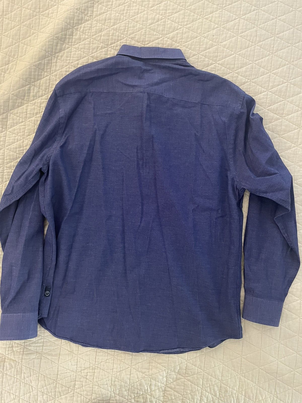 Armani Collezioni Micro Nailhead Shirt Size US XL / EU 56 / 4 - 7 Thumbnail