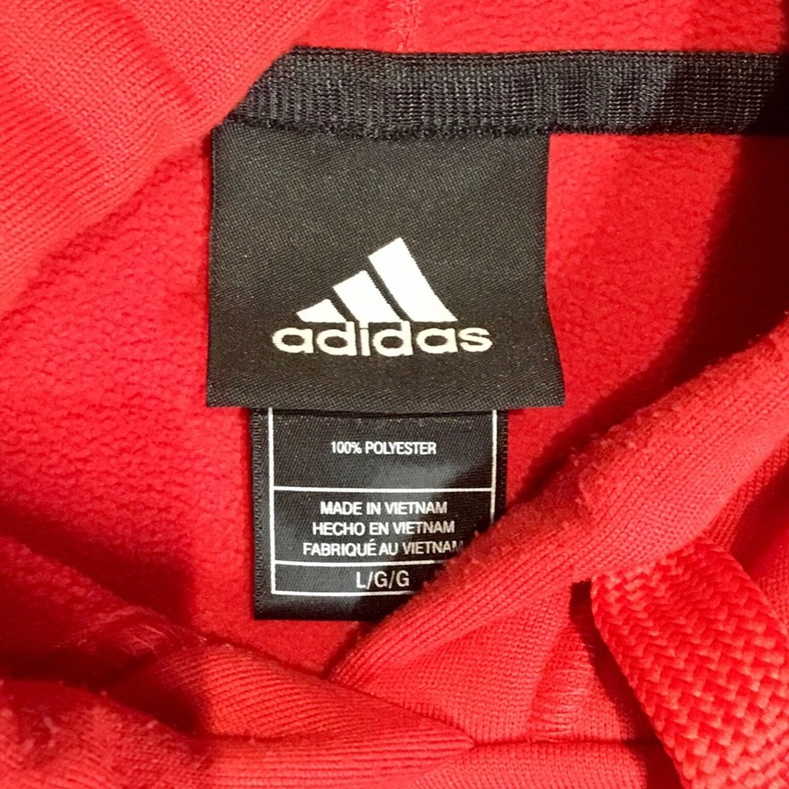 Adidas Adidas Chicago Bulls 2012 3 Stripe Hoodie Size US L / EU 52-54 / 3 - 4 Thumbnail