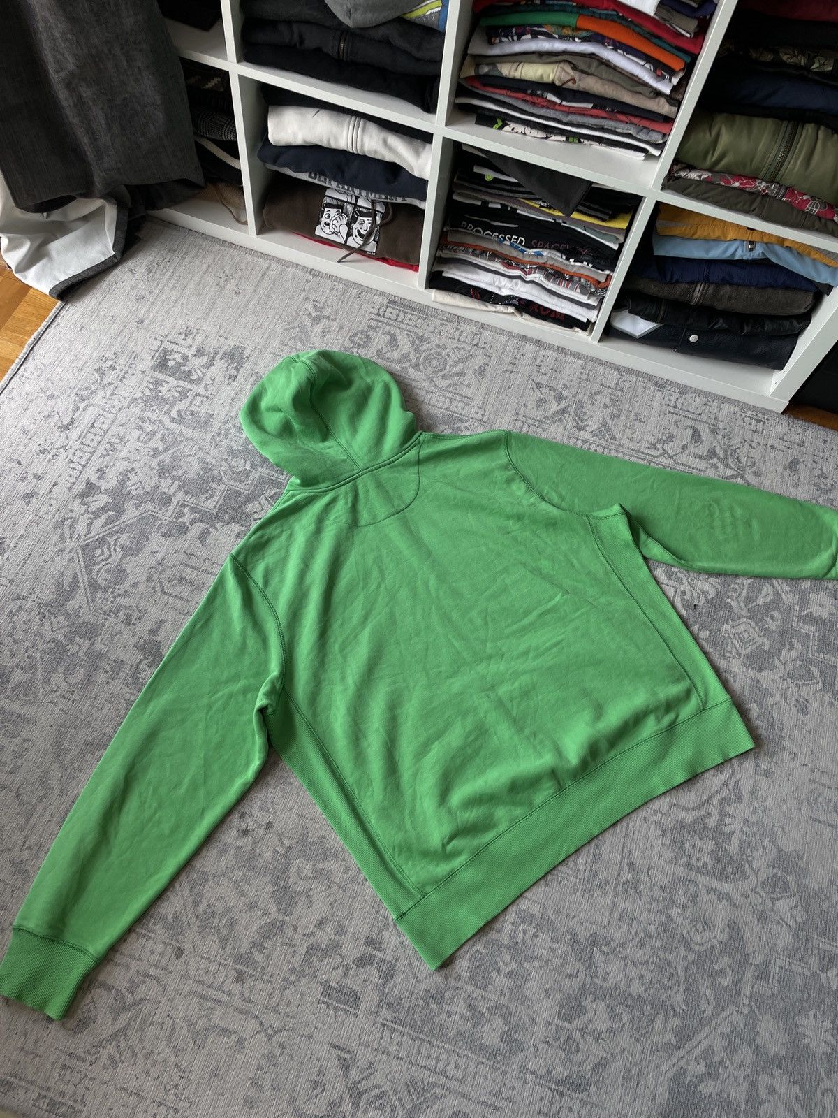 Vintage Nike Vintage Hoodie Mini Swoosh Cropped Japanese Y2K Faded Size US XL / EU 56 / 4 - 11 Thumbnail