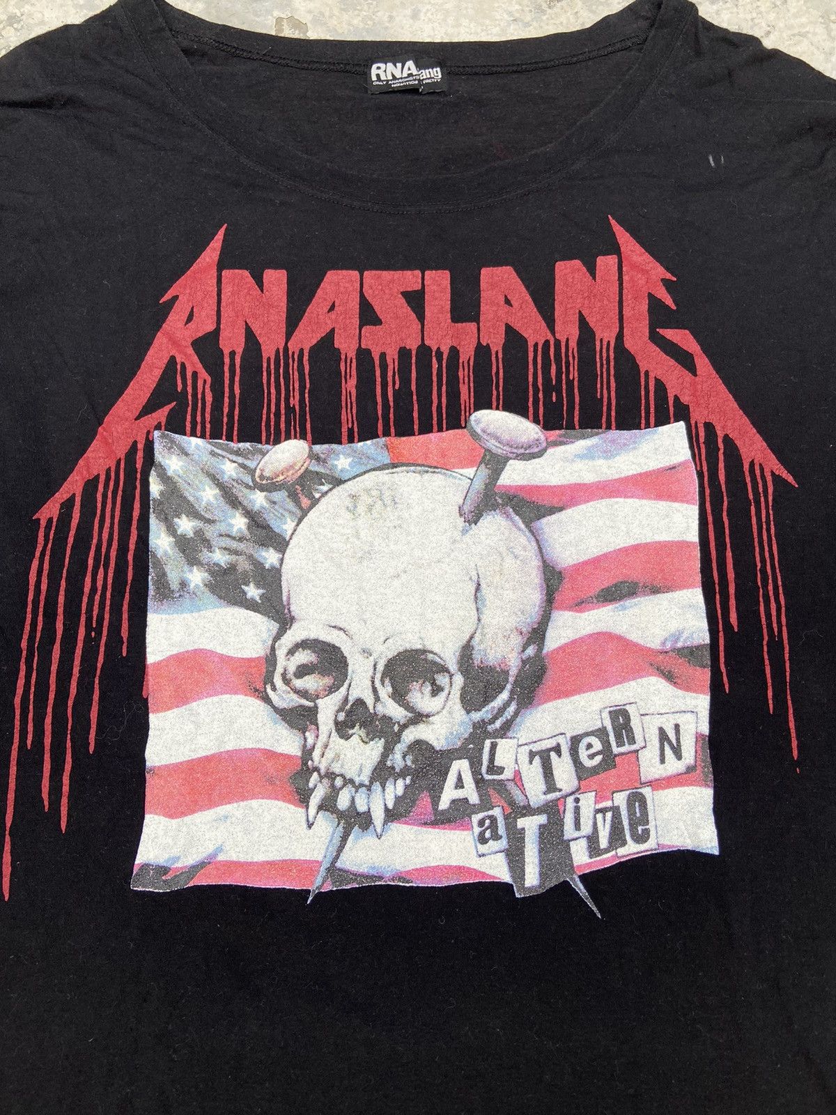 Hysteric Glamour 2000s RNA SLANG punk skull long sleeve t-shirt Size XL / US 12-14 / IT 48-50 - 6 Thumbnail