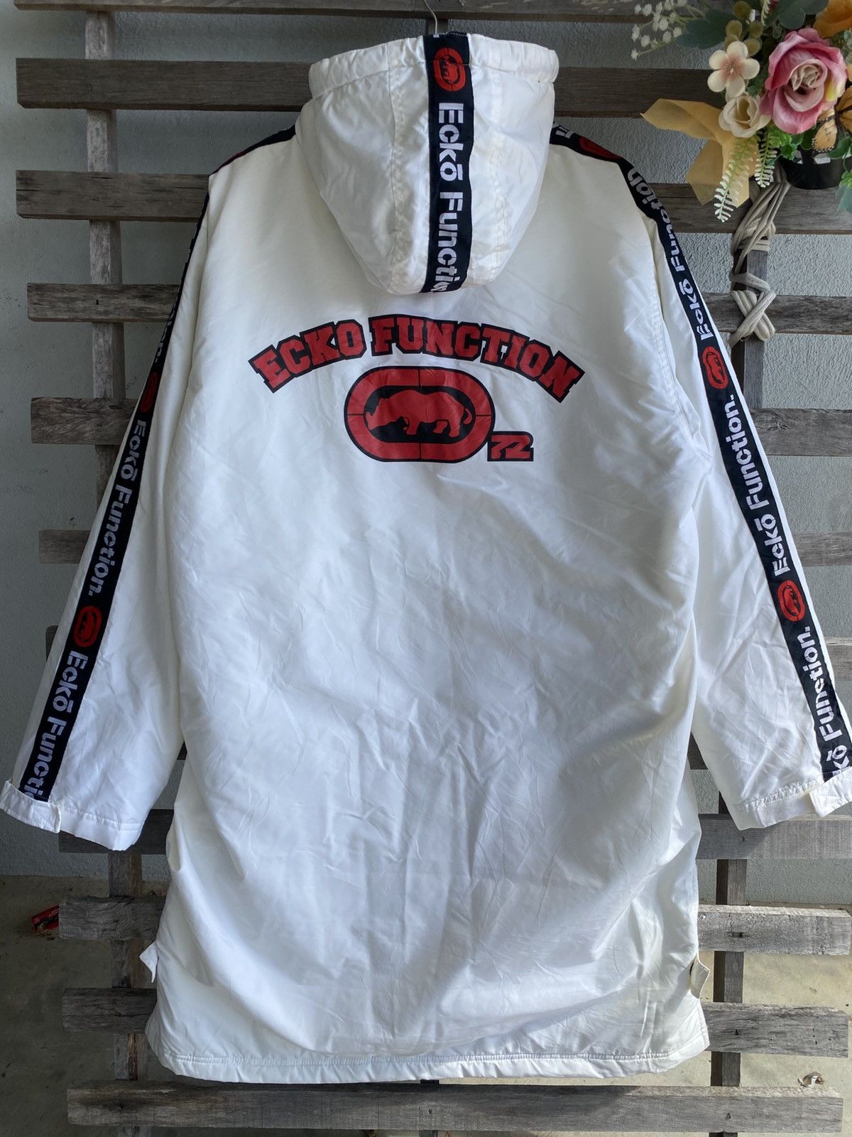Ecko Unltd. 2000s Ecko Side Tape Coach Jacket - sherpa inner Size US L / EU 52-54 / 3 - 7 Thumbnail