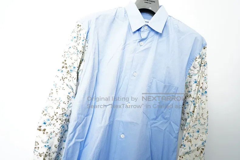 Comme des Garcons Comme Des Garcons Embroidered patch sleeve shirt Size US S / EU 44-46 / 1 - 3 Thumbnail