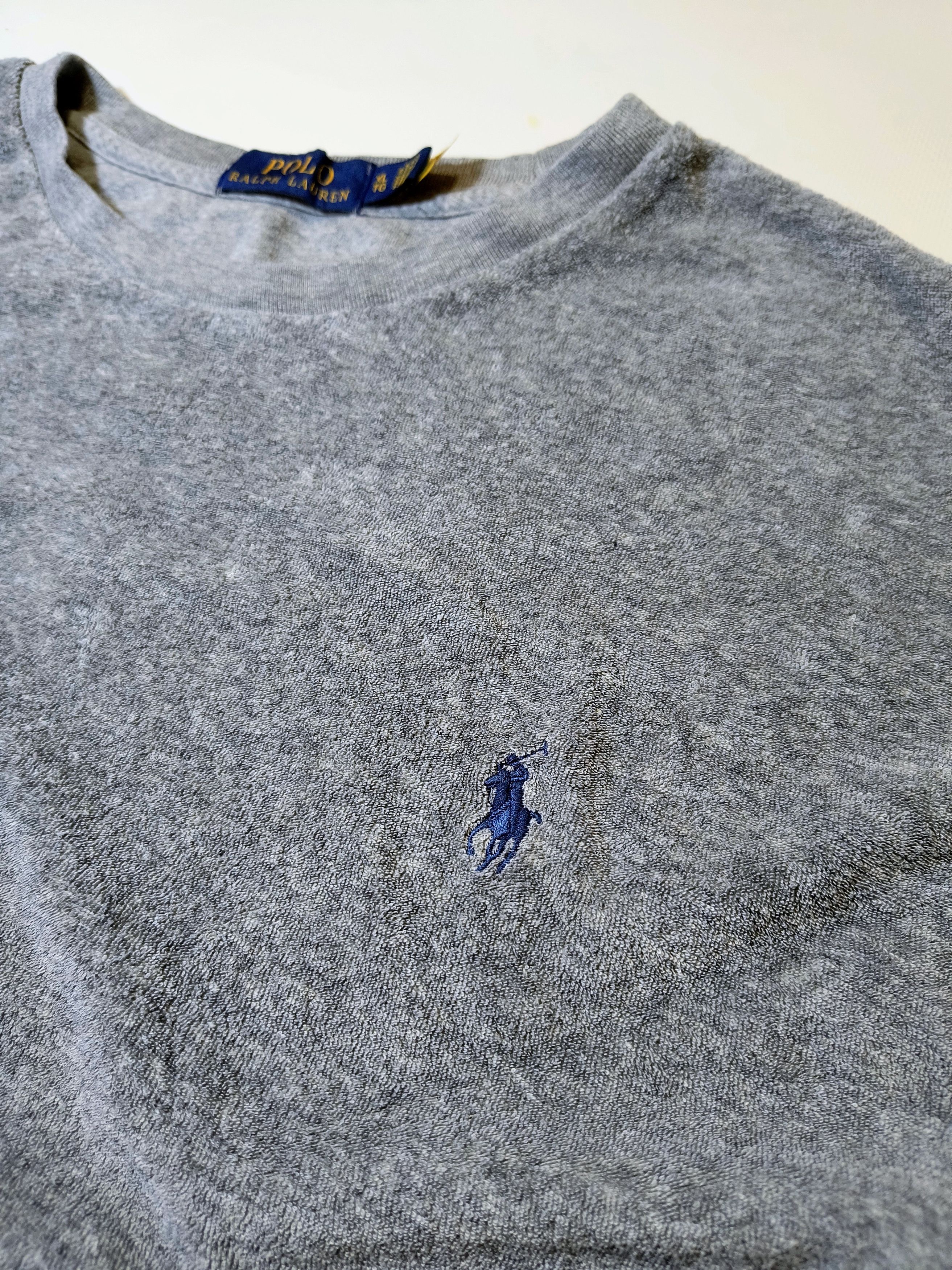 Polo Ralph Lauren Polo Ralph Lauren Terry T-Shirt Size US XL / EU 56 / 4 - 4 Thumbnail