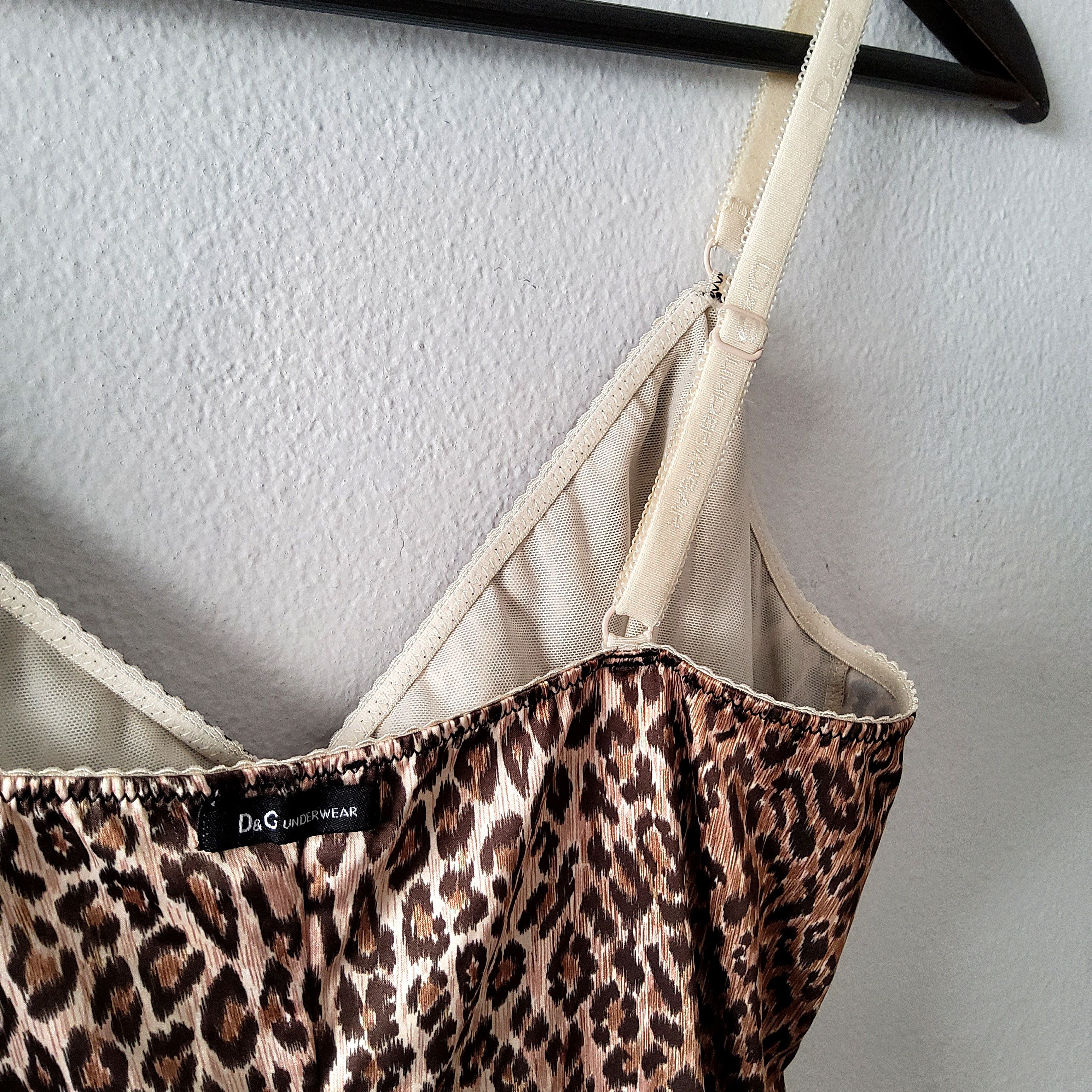 Dolce & Gabbana Dolce & Gabbana vintage y2k animal print lingerie slip dress Size L / US 10 / IT 46 - 7 Thumbnail
