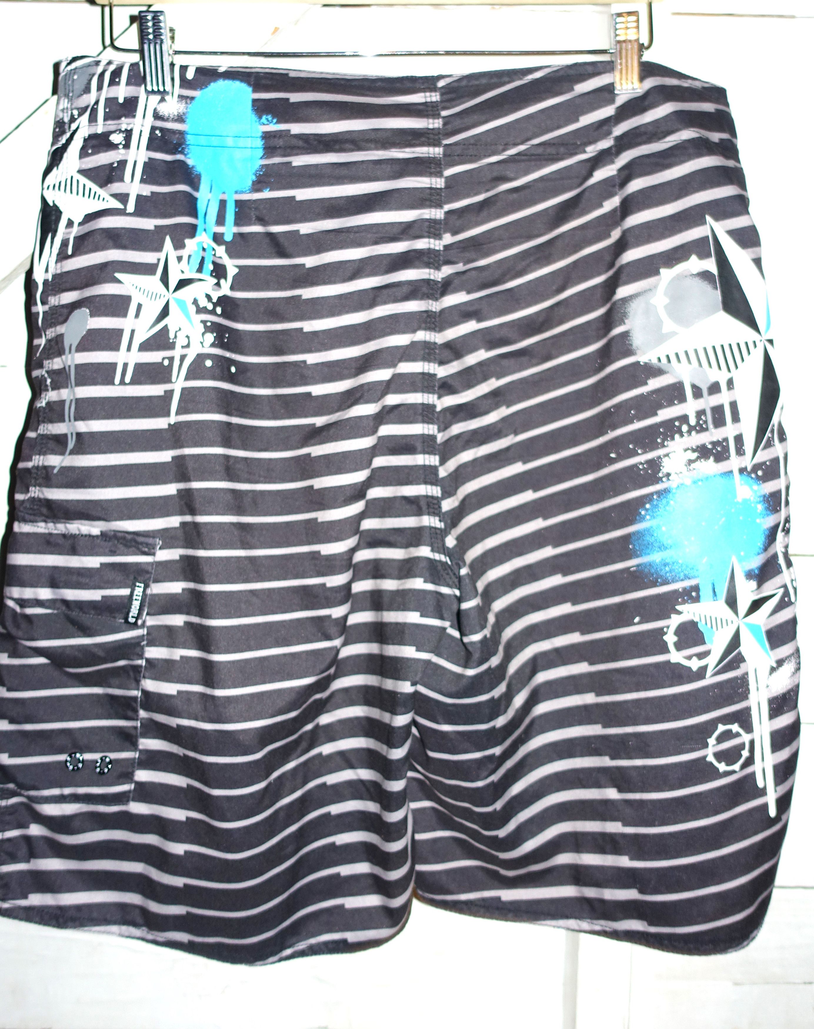 Freeworld Freeworld Black Blue Boardshorts 36 Size US 36 / EU 52 - 3 Thumbnail
