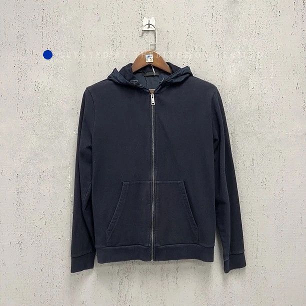 Prada Nylon Panel Zip Hoodie in Blue Size US M / EU 48-50 / 2 - 1 Thumbnail