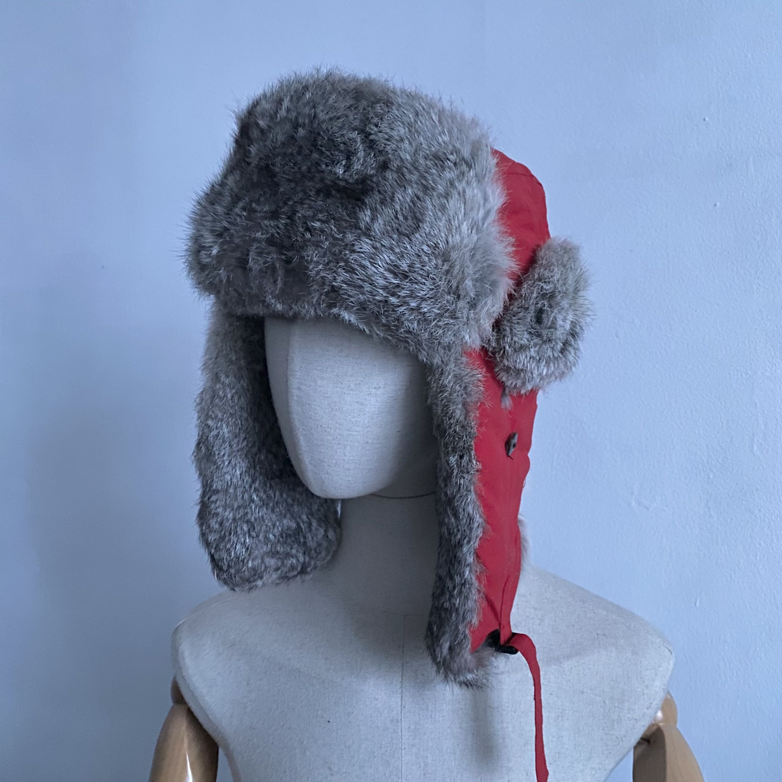 If Six Was Nine Ushanka Trapper Real Fur Hat Winter Y2K Japanese Size ONE SIZE - 1 Thumbnail