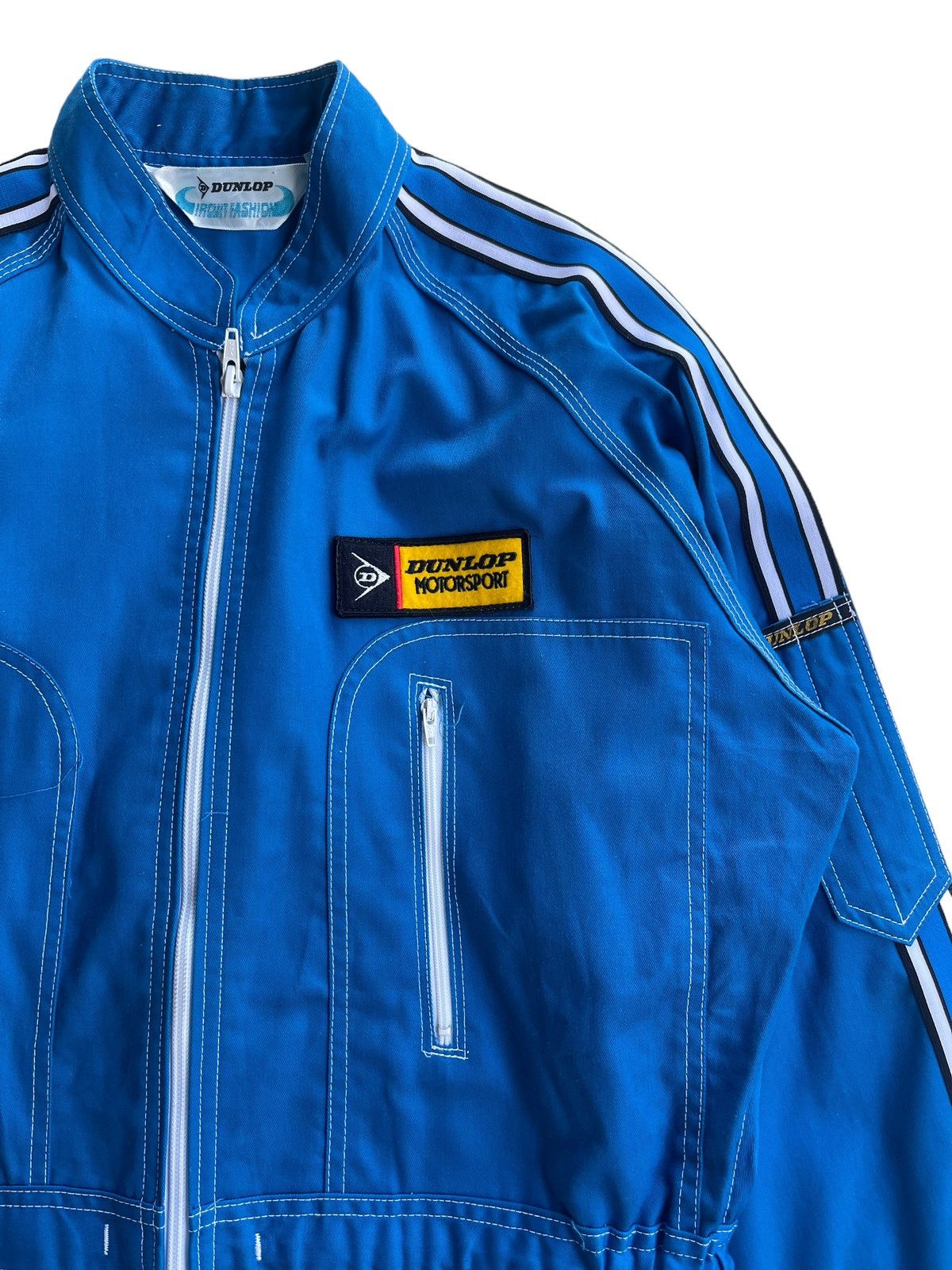 Dunlop Vintage Dunlop Motorsport Racing Tsunagi Jumpsuit Coverall Size US L / EU 52-54 / 3 - 11 Thumbnail