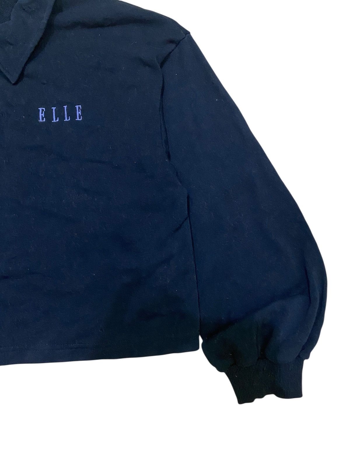 GU × Undercover GU x ELLE Cropped Long Sleeve Polo Size M / US 6-8 / IT 42-44 - 5 Thumbnail