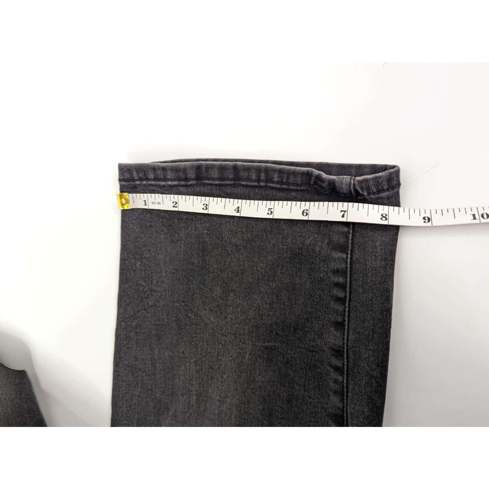 Vintage Lane Bryant Jeans Womens Plus 26R Straight Leg 5-Pocket Denim Black Stretch Pockets Size 26" / US 2 / IT 38 - 7 Thumbnail