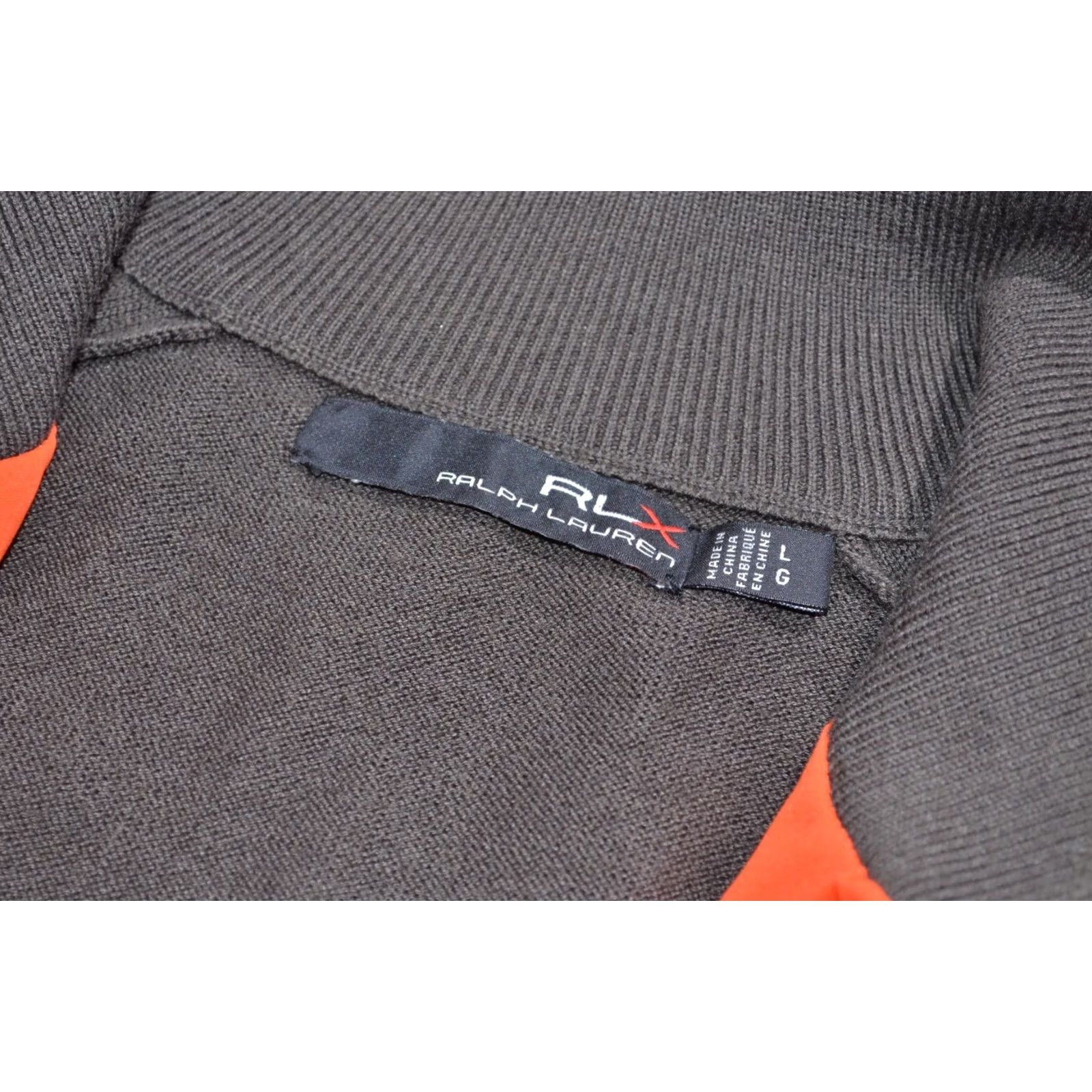 RLX Ralph Lauren RLX Ralph Lauren Jumper Wool Blend Khaki Brown 1/4 Zip L Mens Knit Pullover Shirt Size US L / EU 52-54 / 3 - 5 Thumbnail