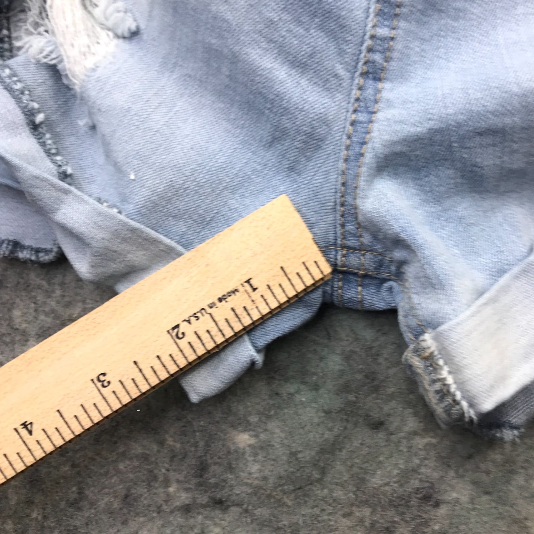 Vintage Blue Spice Womens Juniors Size 3 Light Wash Cutoff Jumper Overalls Distressed Size 25" / US 0 / IT 36 - 7 Thumbnail