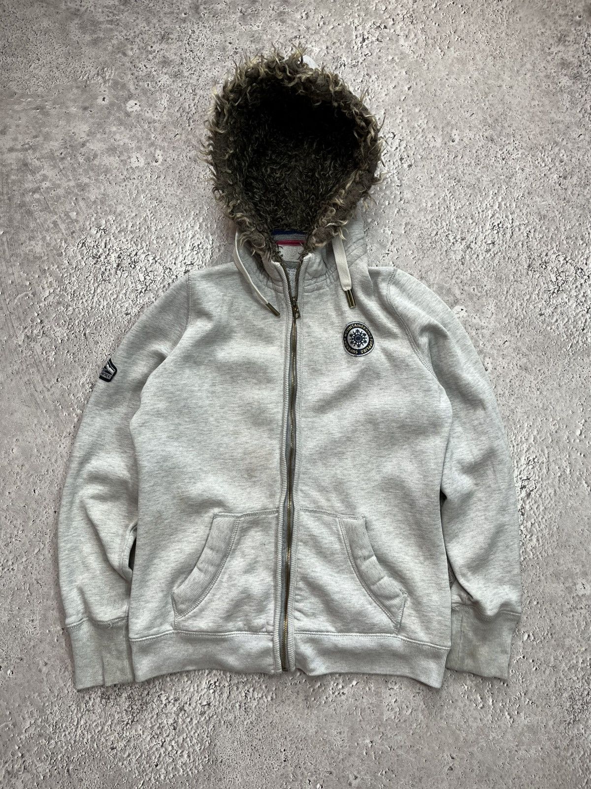 Superdry Superdry Fleece Zip Up Hoodie With Faux Fur Trim Hood Winter Size S / US 4 / IT 40 - 1 Thumbnail