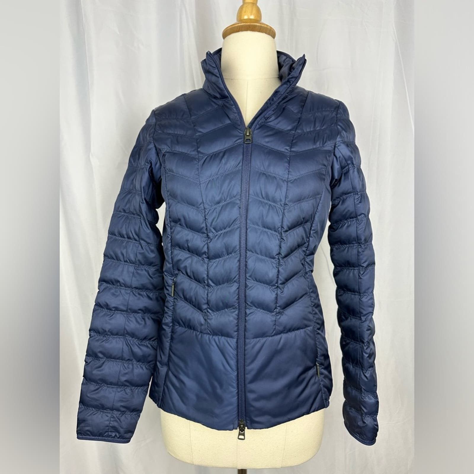 image of NWT Kjus Navy Blue Women’S Puffer Jacket Size Xs, Women's