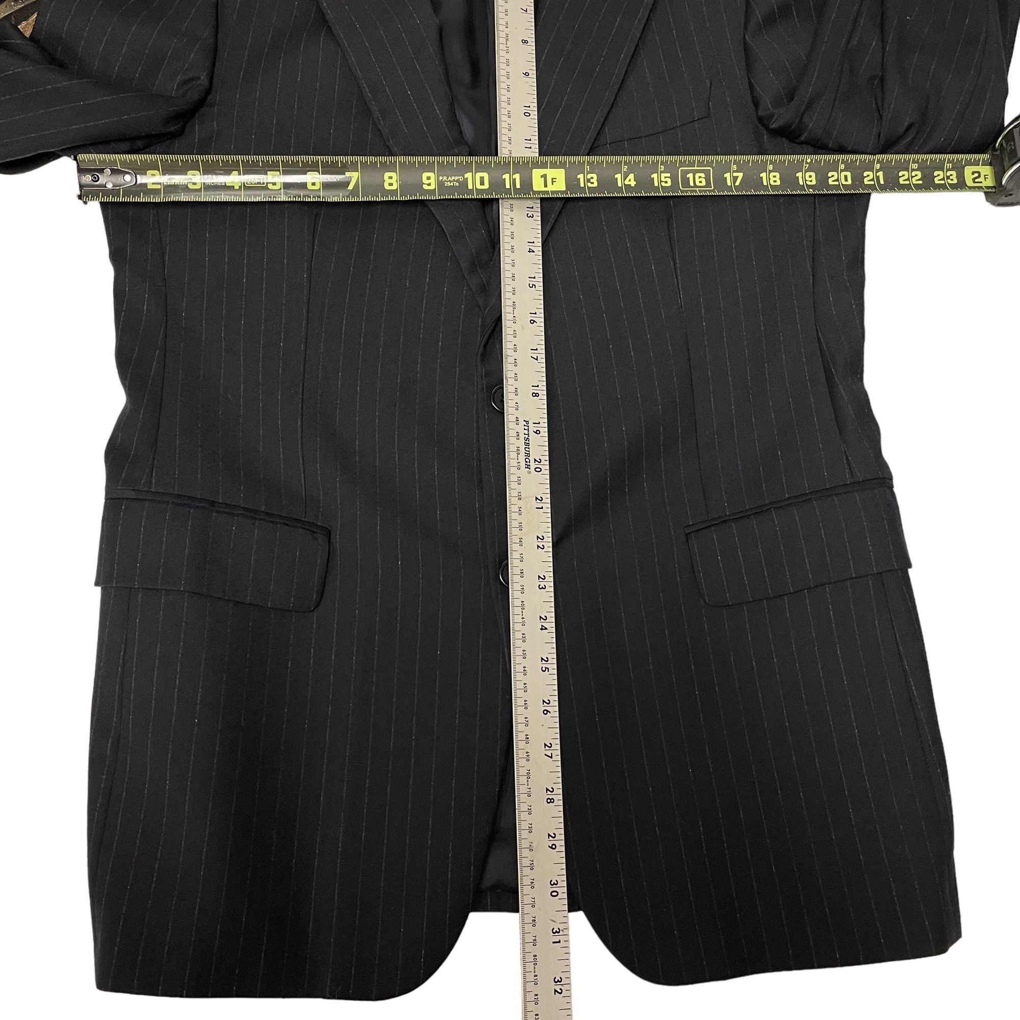 Brooks Brothers Brooks Brothers Italy Blue Black Sport Coat Blue CHALK STRI Size 40R - 8 Thumbnail