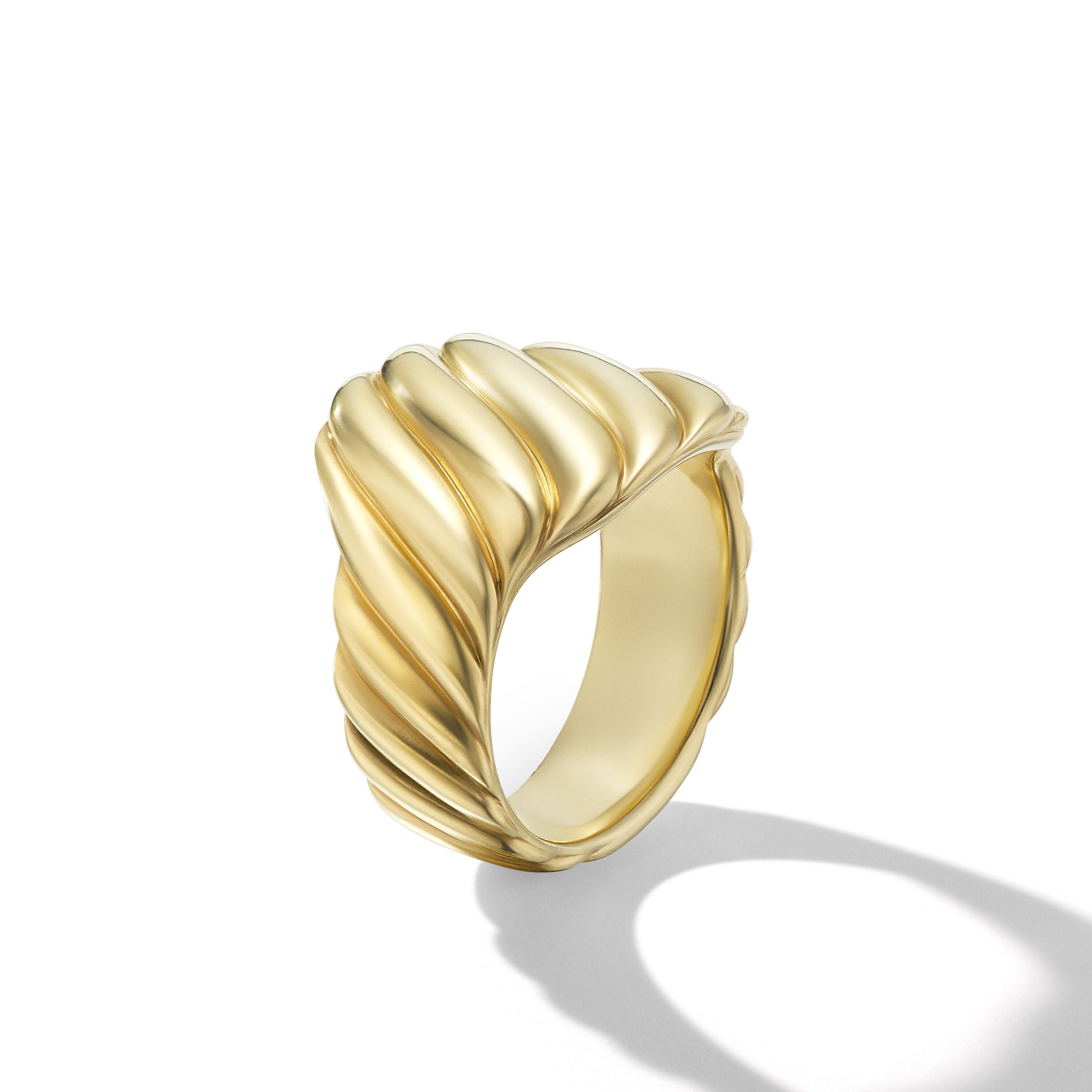 David Yurman o1w1db10325 R17537 Ring in 18K Yellow Gold & 17mm Size ONE SIZE - 3 Thumbnail