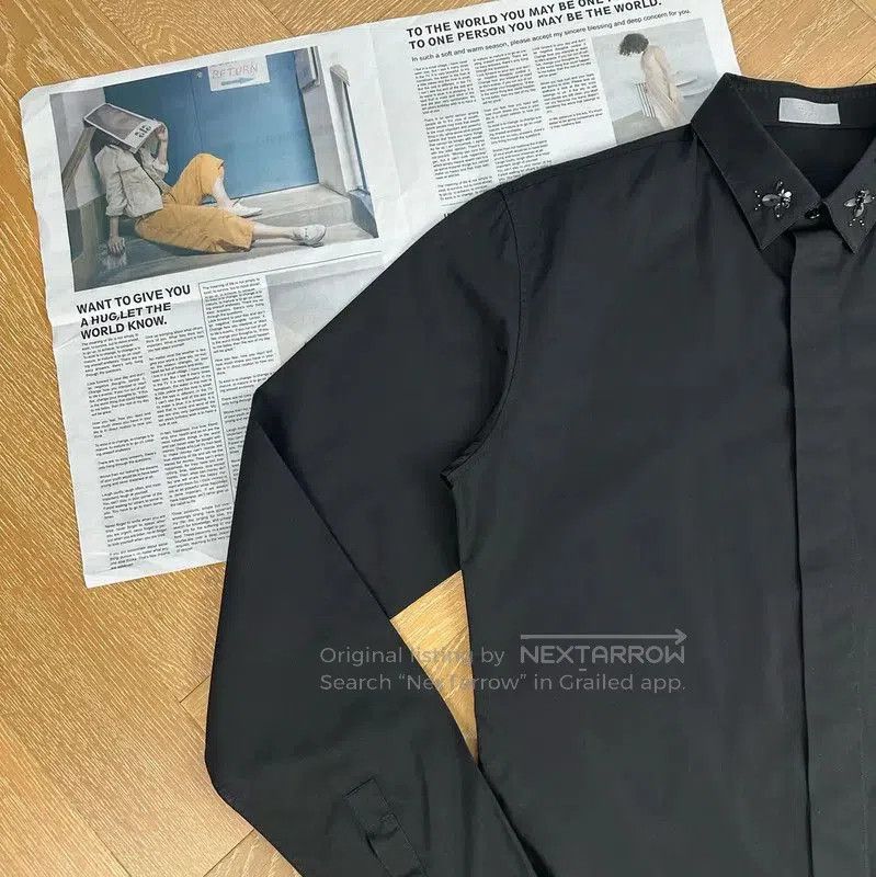 Dior Dior Black Men's Long Sleeve Shirt . Size US S / EU 44-46 / 1 - 5 Thumbnail