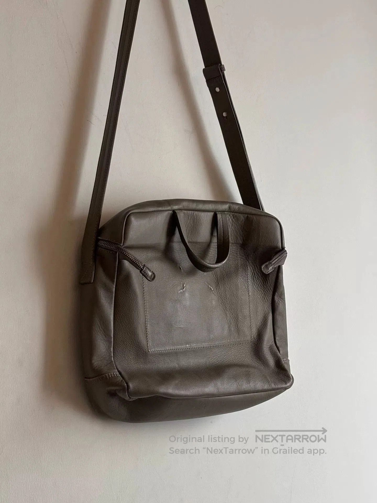 Maison Margiela Maison Martin Margiela Leather Messenger Bag | Grailed