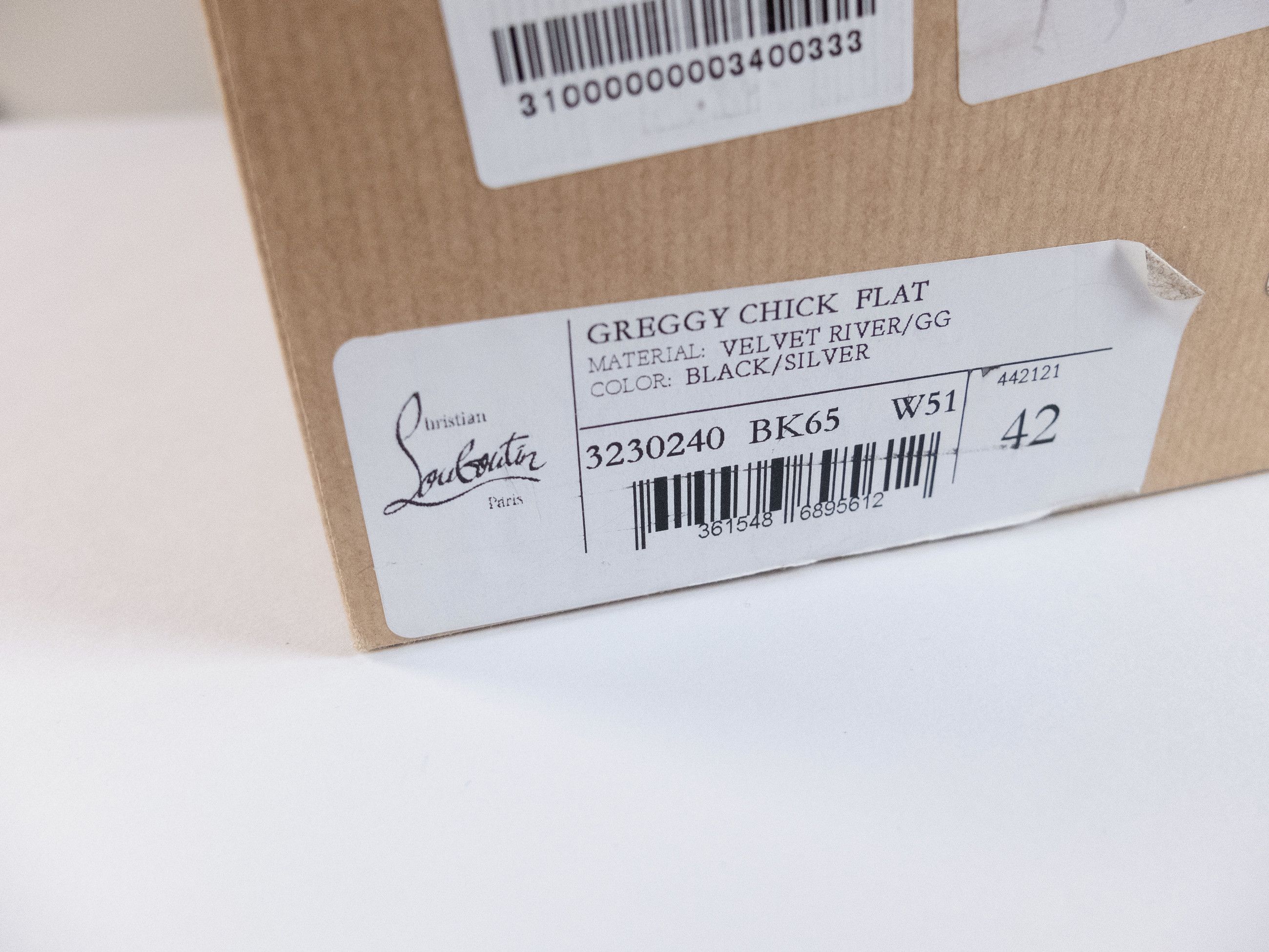Christian Louboutin CHRISTIAN LOUBOUTIN Greggy Chick black studded velvet shoes Size US 9 / EU 42 - 11 Thumbnail