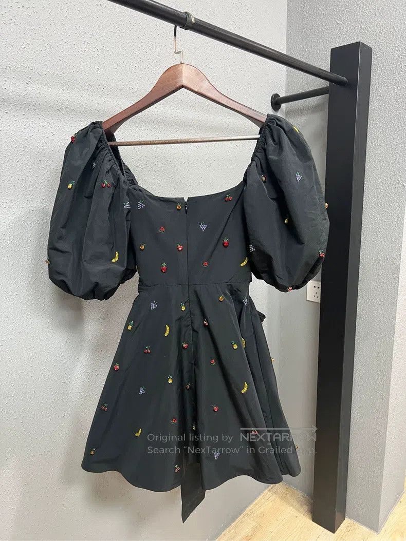 Valentino Valentino Fruit-embellished bubble skirt with diamonds Size S / US 4 / IT 40 - 2 Thumbnail