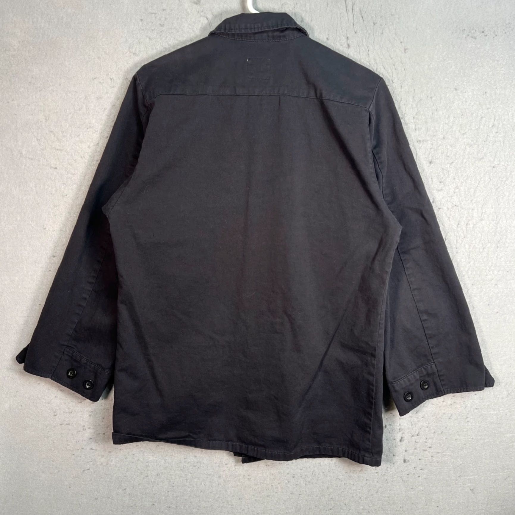 Anine Bing ANINE BING Jacket Womens Size XS Black Utility Military 100% Cotton Button Long Sleeve Casual Military Jacket Womens XS Black ANINE BING Size XS / US 0-2 / IT 36-38 - 2 Thumbnail