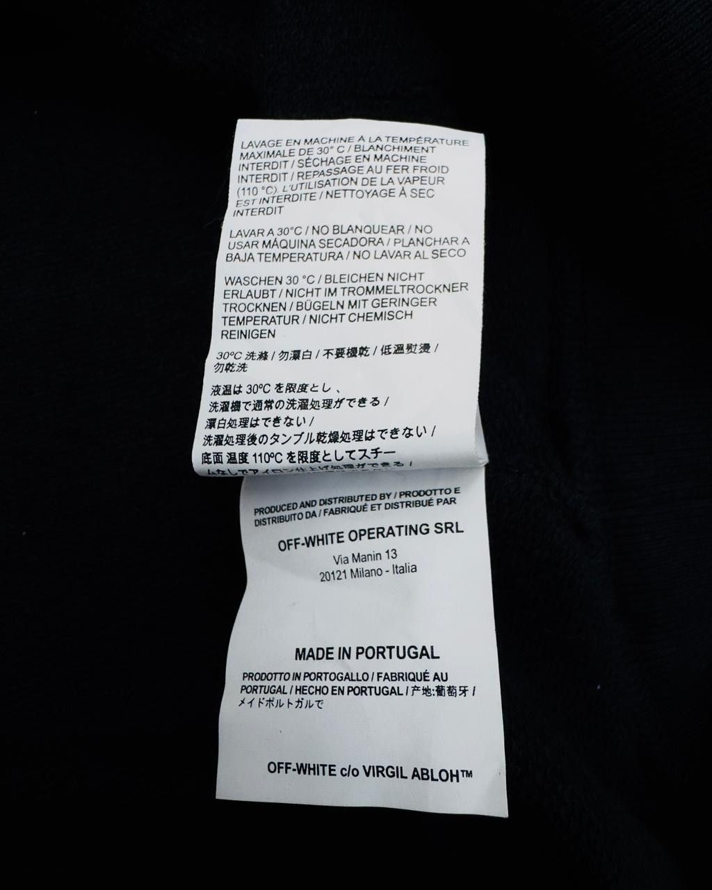 Off-White OFF-WHITE DIAG STENCIL HOODIE Size US L / EU 52-54 / 3 - 10 Thumbnail