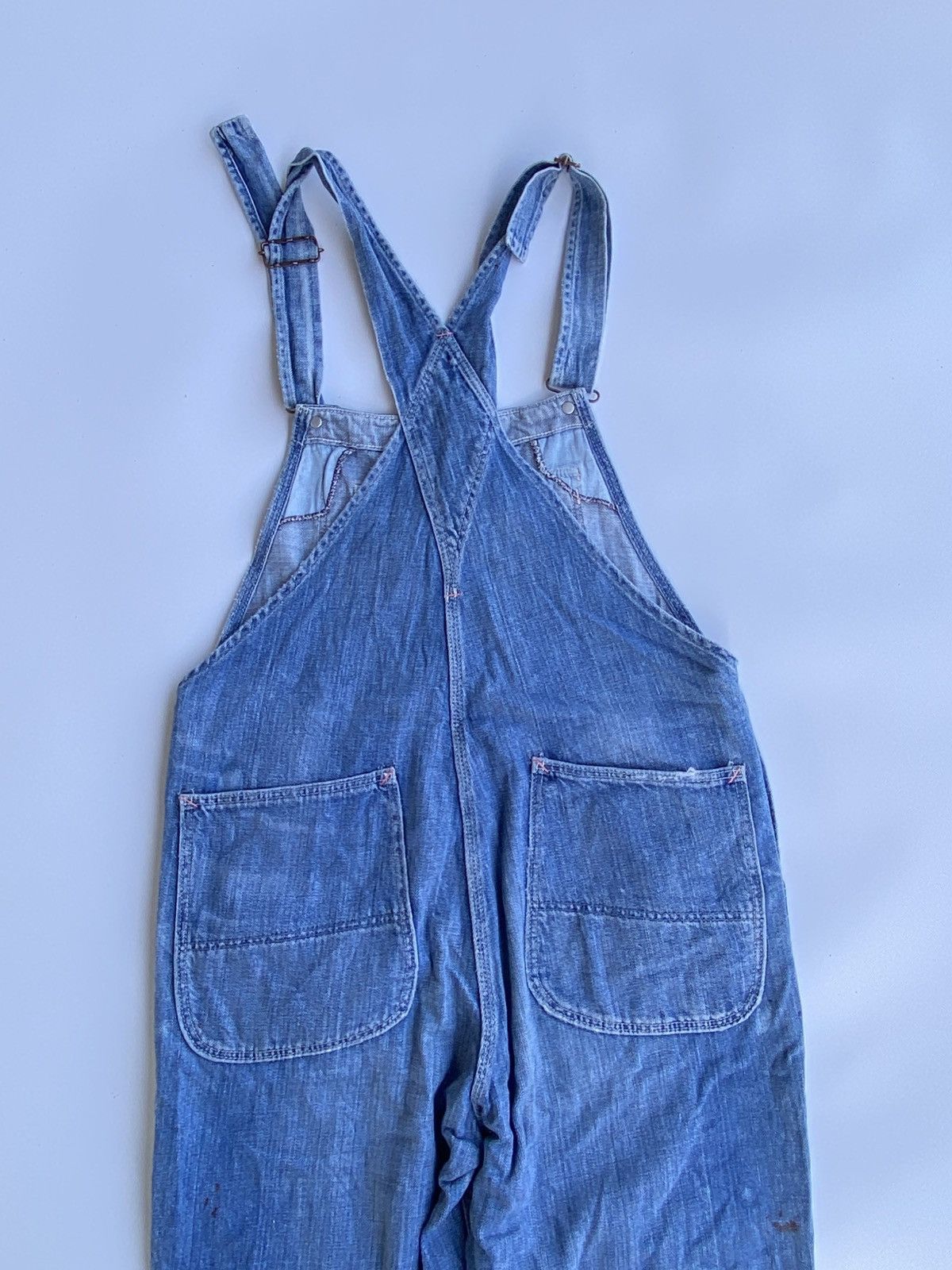 Other Vintage Blue Denim Carpenter Overalls With A Relaxed Size M Size US 27 - 17 Thumbnail