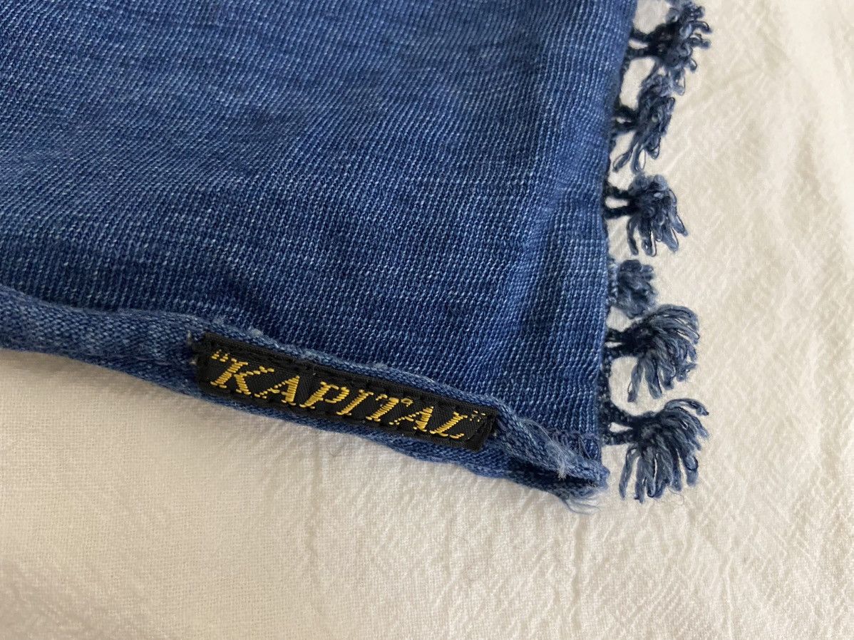 Kapital KAPITAL Indigo fringe arm cover Size ONE SIZE - 4 Thumbnail