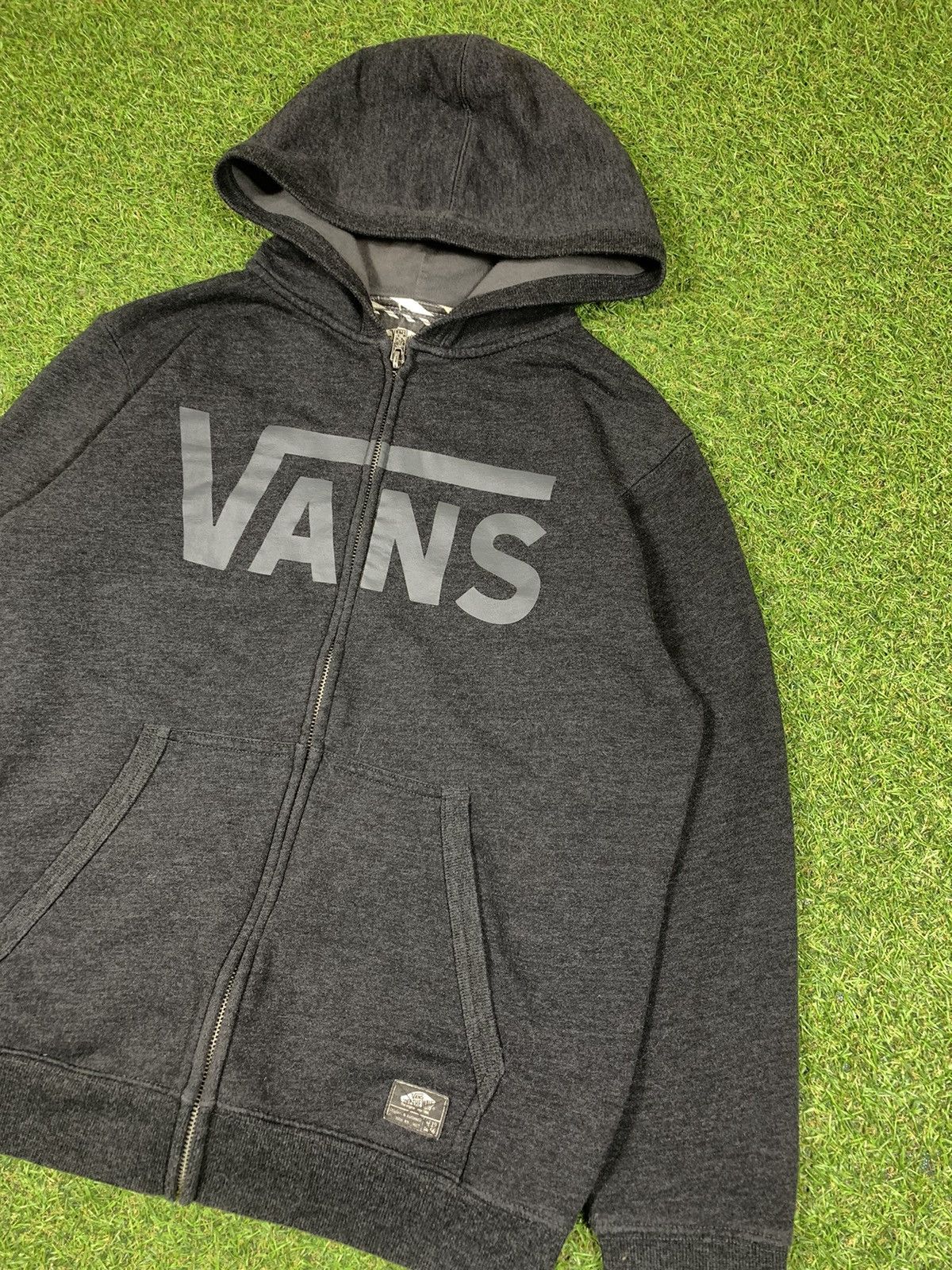 Vans Vintage Vans zip up hoodie big logo streetwear style Size US XS / EU 42 / 0 - 2 Thumbnail
